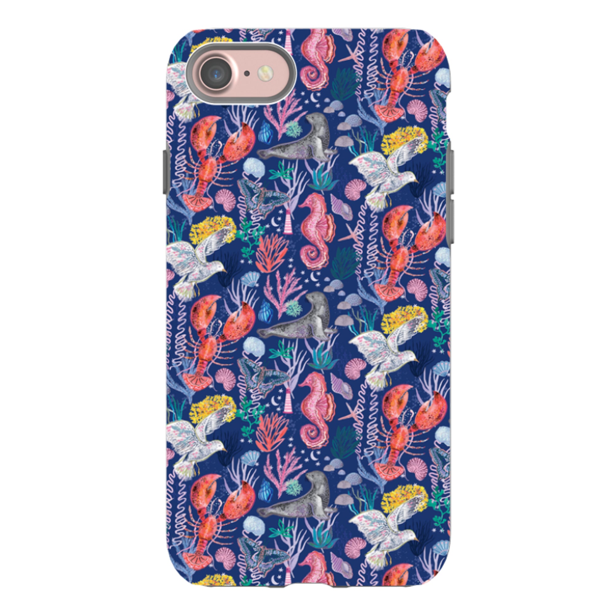 iPhone Case - Coastline Pattern-C By Emma Frances Grant