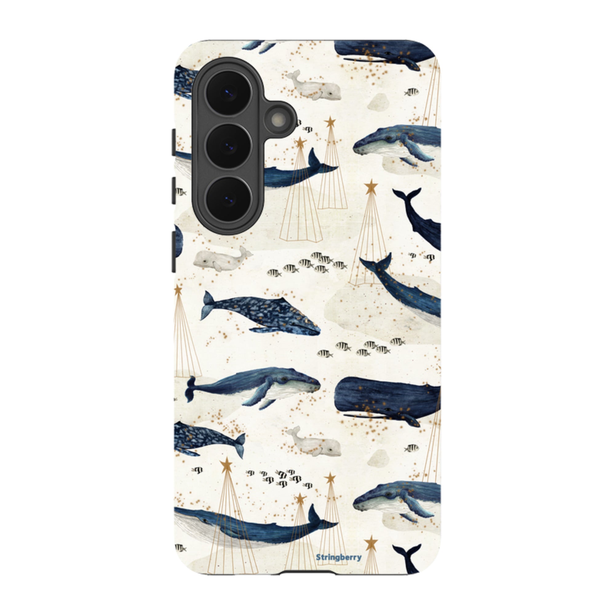 Samsung Tough Case - Christmas Whale III By Katherine Quinn