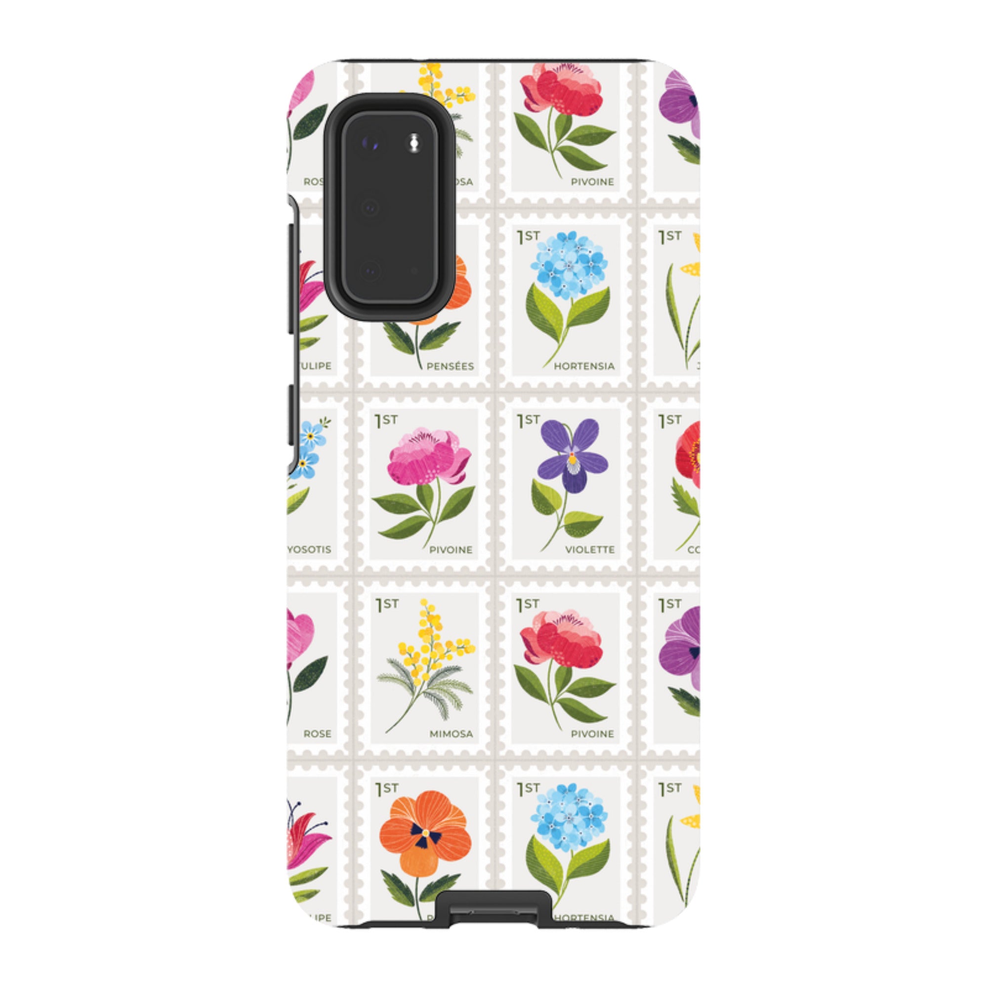 Samsung Tough Case - Floral Postage Stamps By Ali Brookes