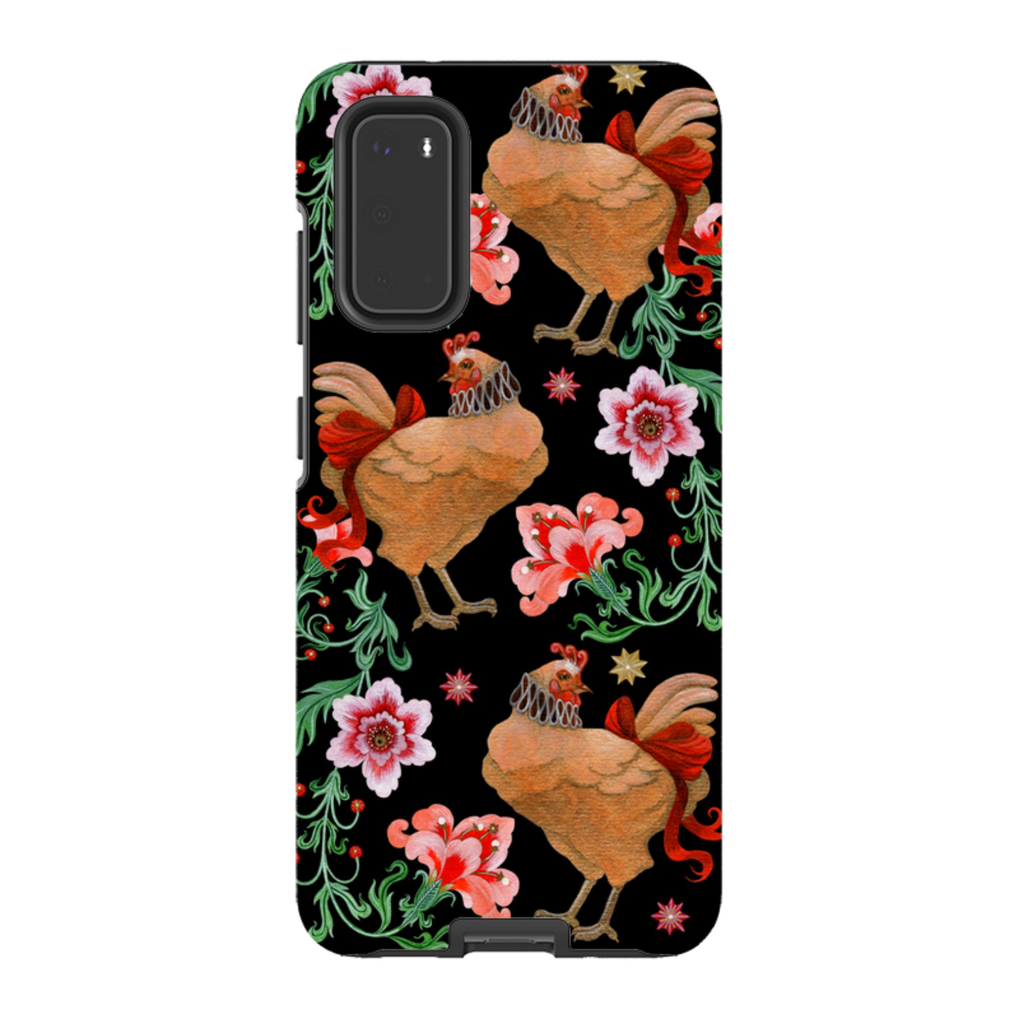 Samsung Tough  Case - Three French Hens By Maria Matos