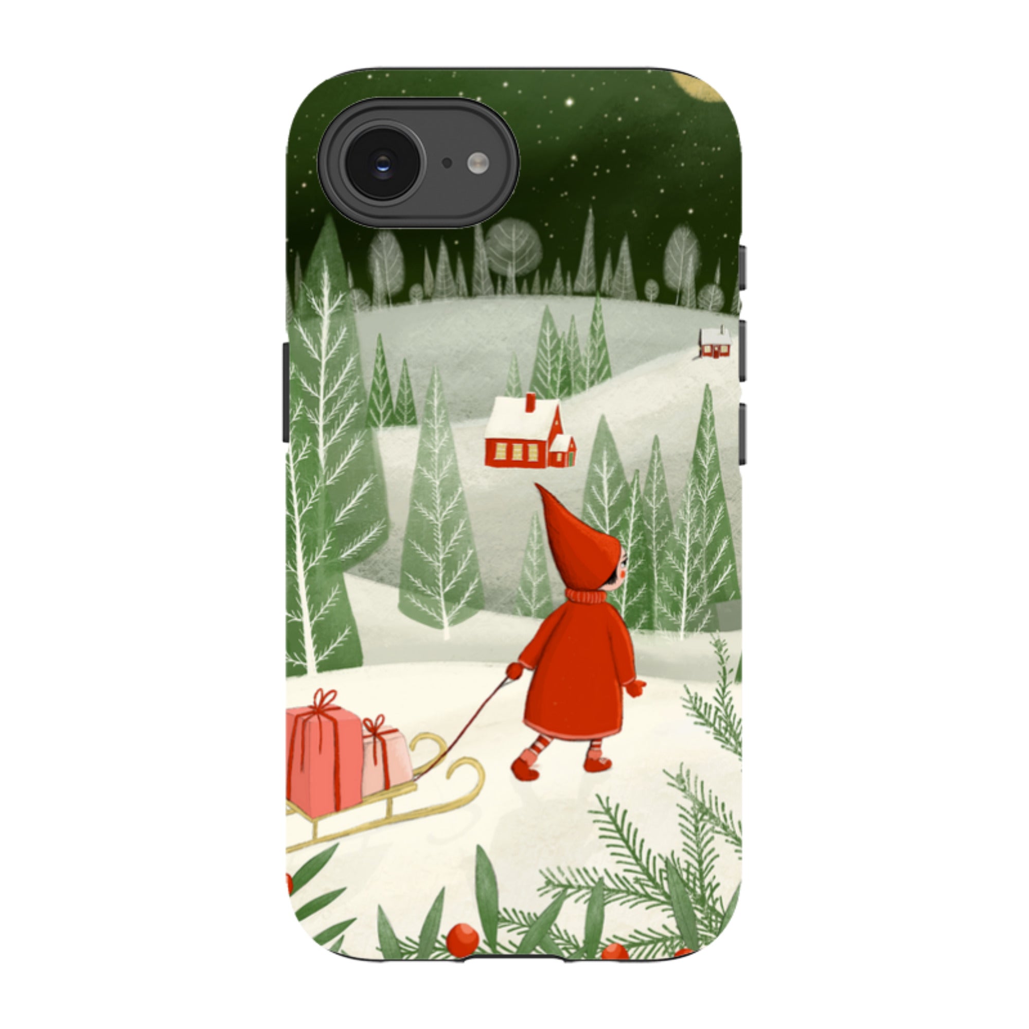 iPhone Tough Case - Christmas Night By Maja Lindberg