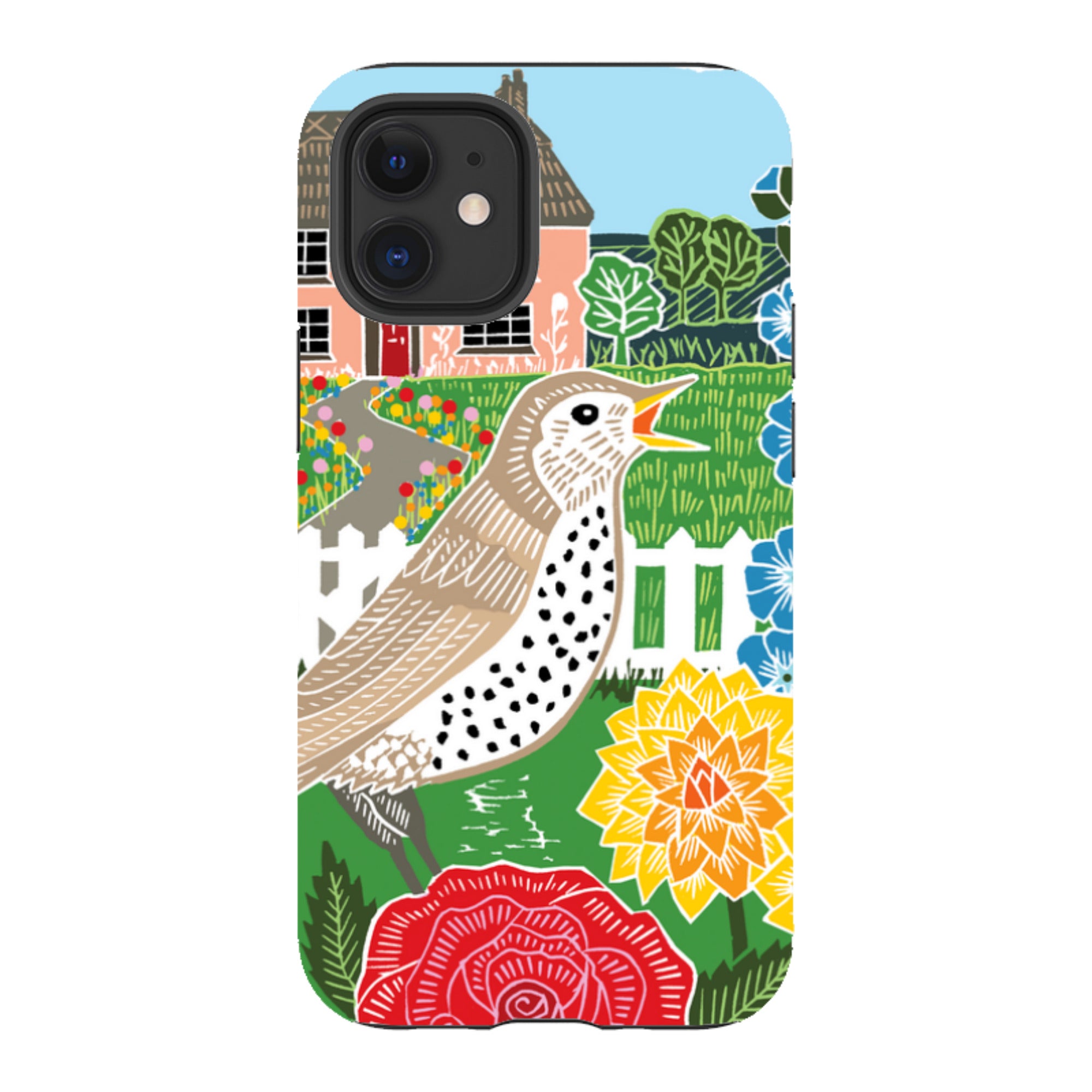 iPhone Tough Case - Cottage Garden By Kate Heiss