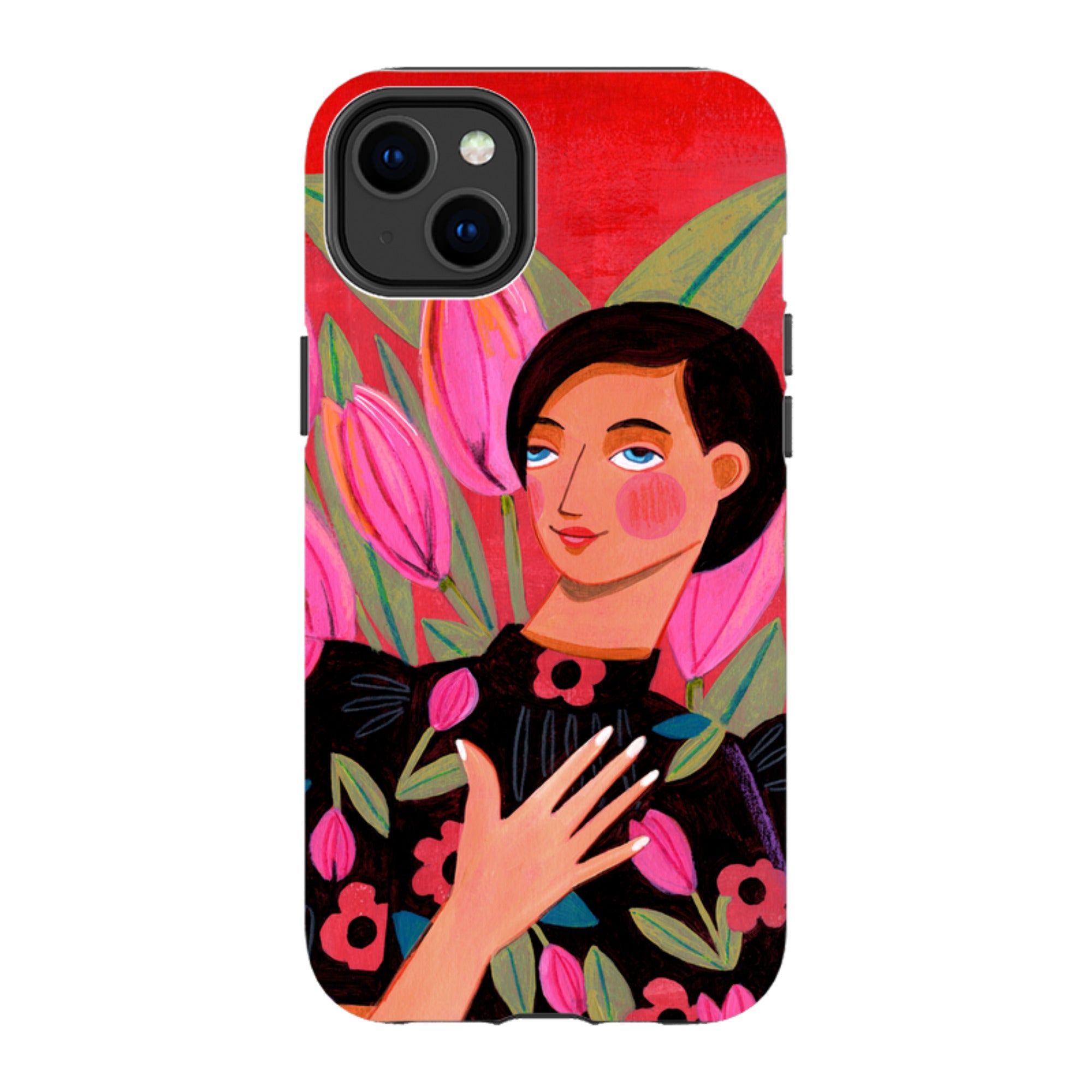 iPhone MagSafe Tough Case -  Tulip Woman By Caroline Bonne Muller