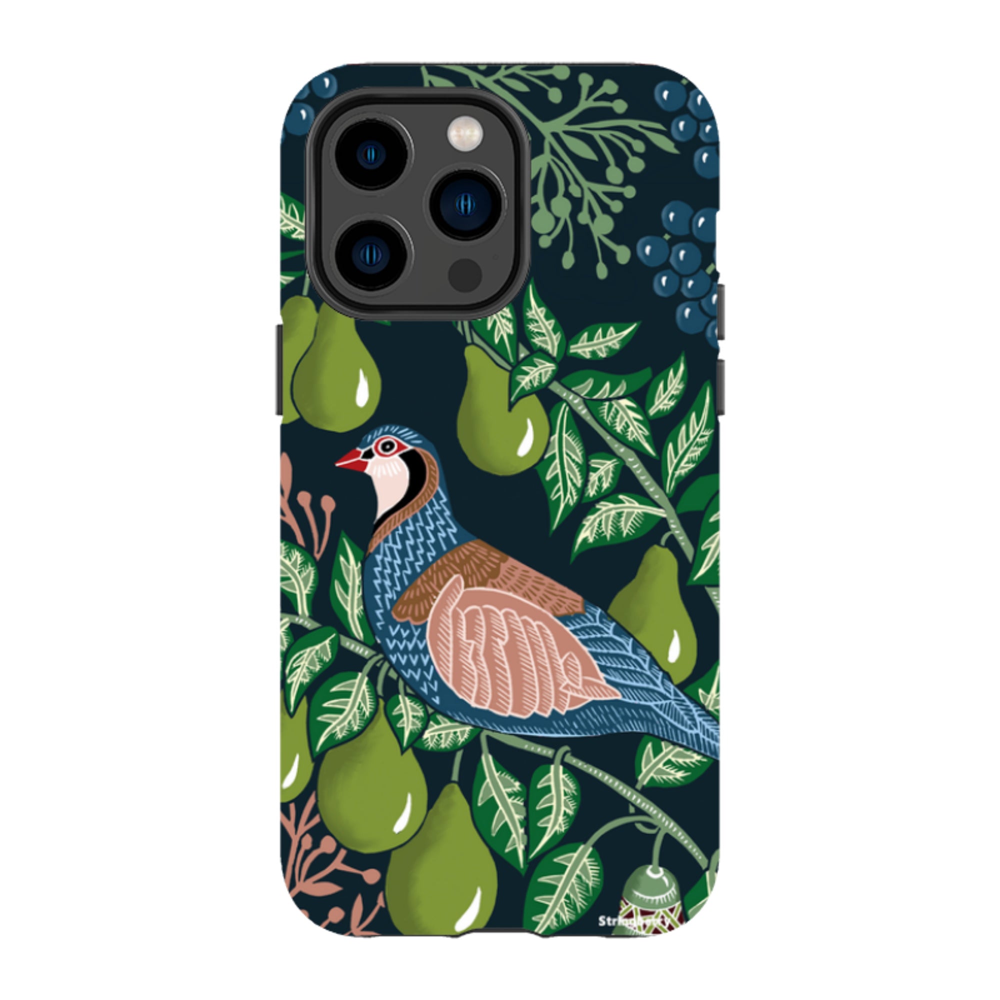 iPhone Tough Case - Partridge In Pear Tree By Kate Heiss