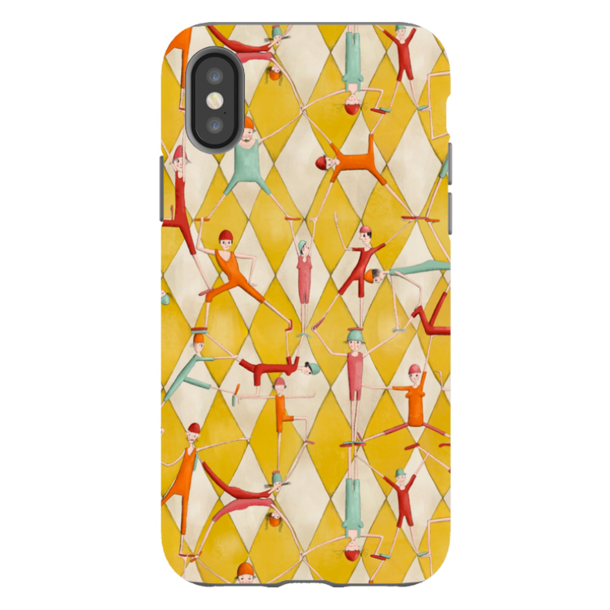 iPhone Tough Case - Acrobats By Maja Lindberg