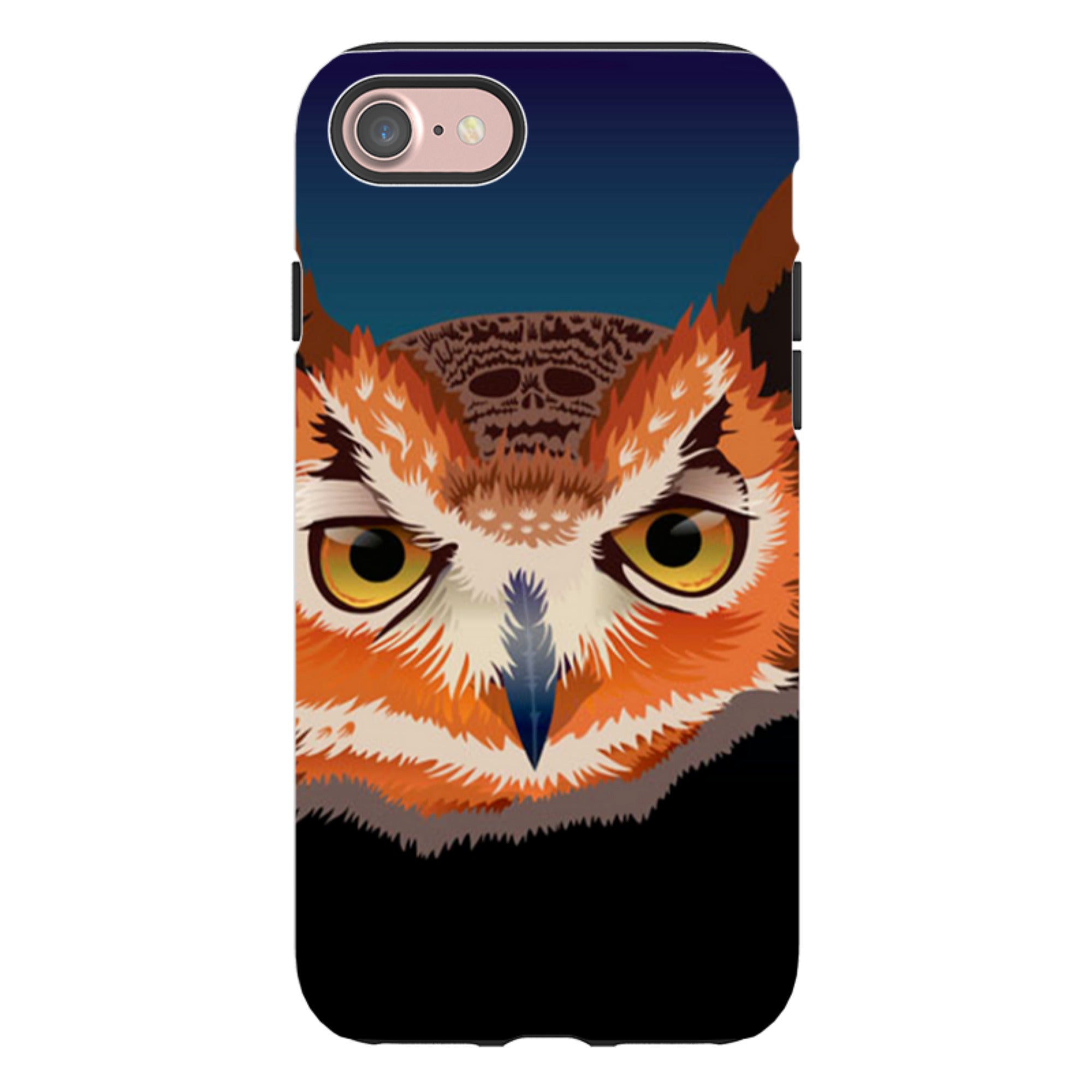 iPhone Tough Case - Owl By Mia Underwood
