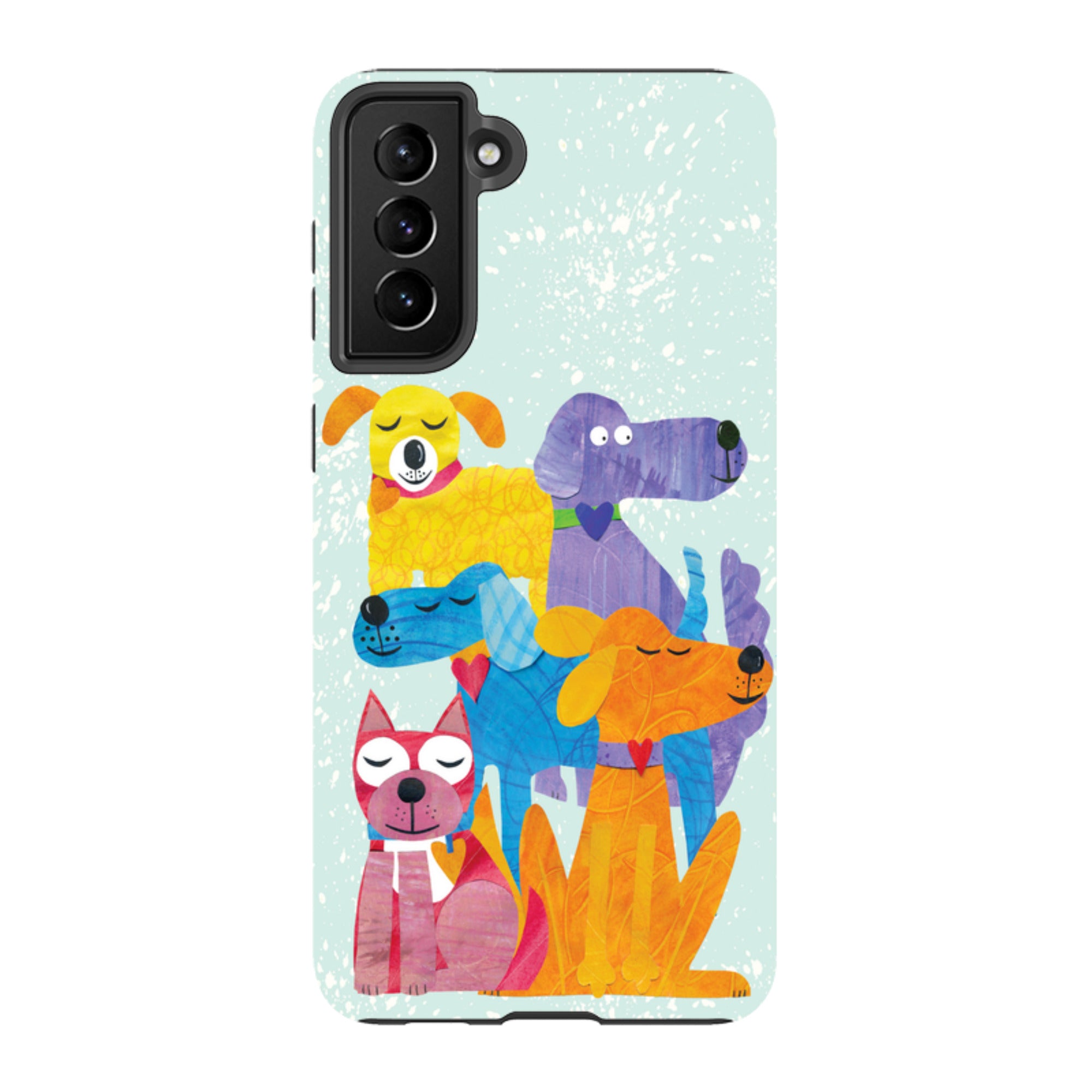 Samsung Tough Case - Patch Work Pups By Tracey English