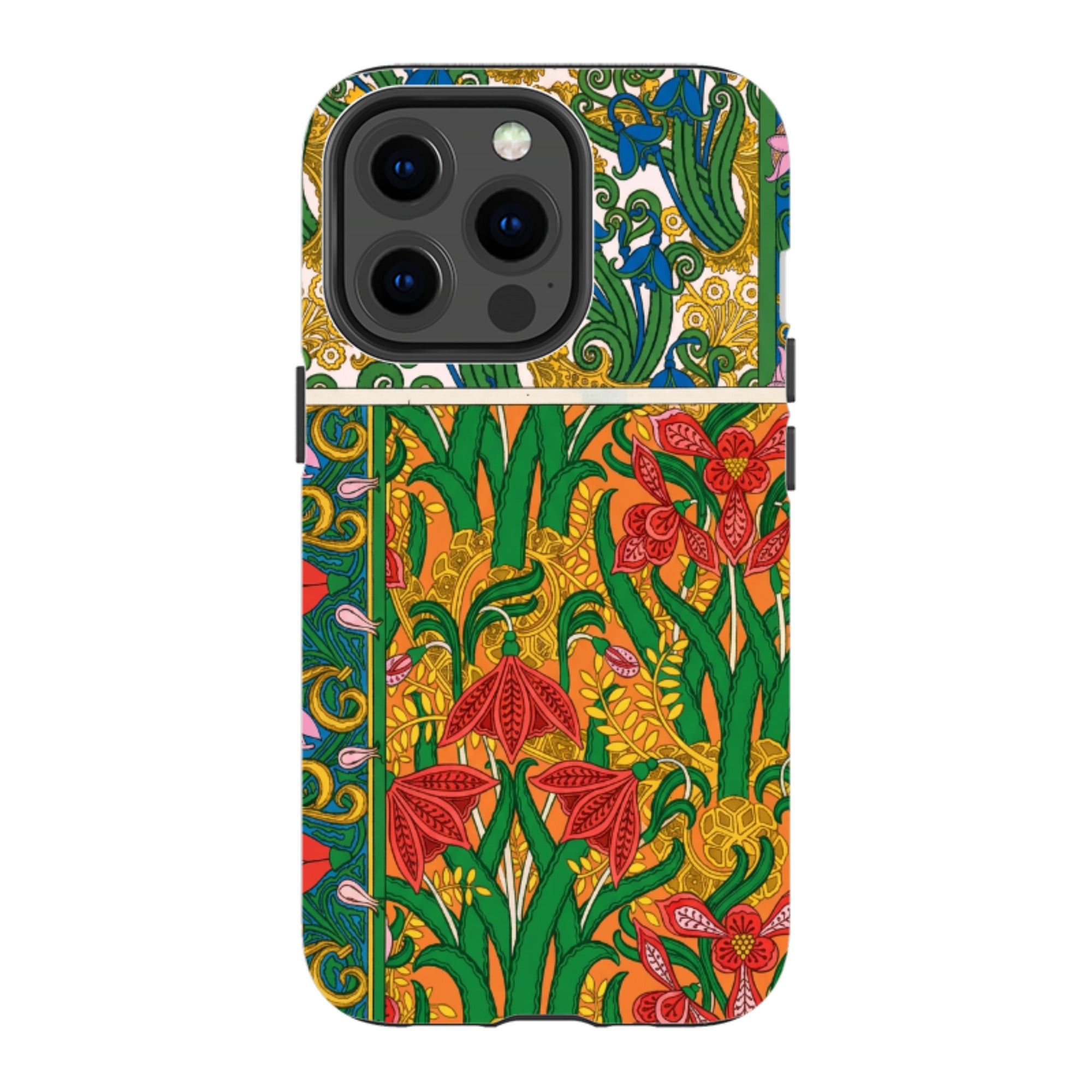 iPhone Tough Case - Vintage Art Nouveau Lily