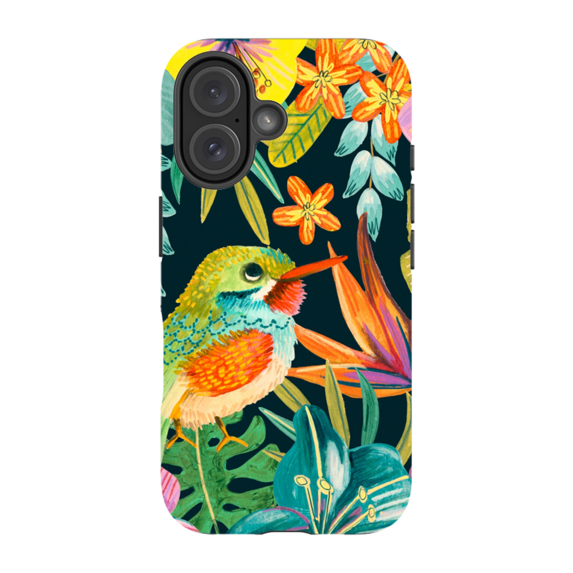iPhone MagSafe Tough Case -  Tropical Bird By Caroline Bonne Muller