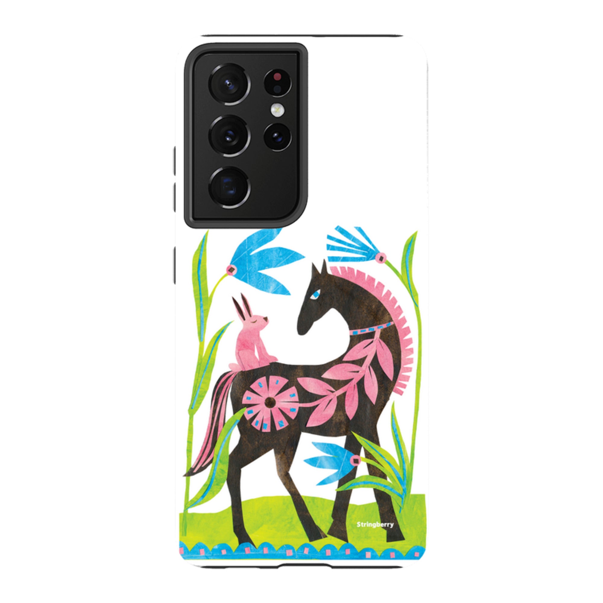Samsung Tough Case - Folk Horse And Bunny By Tracey English
