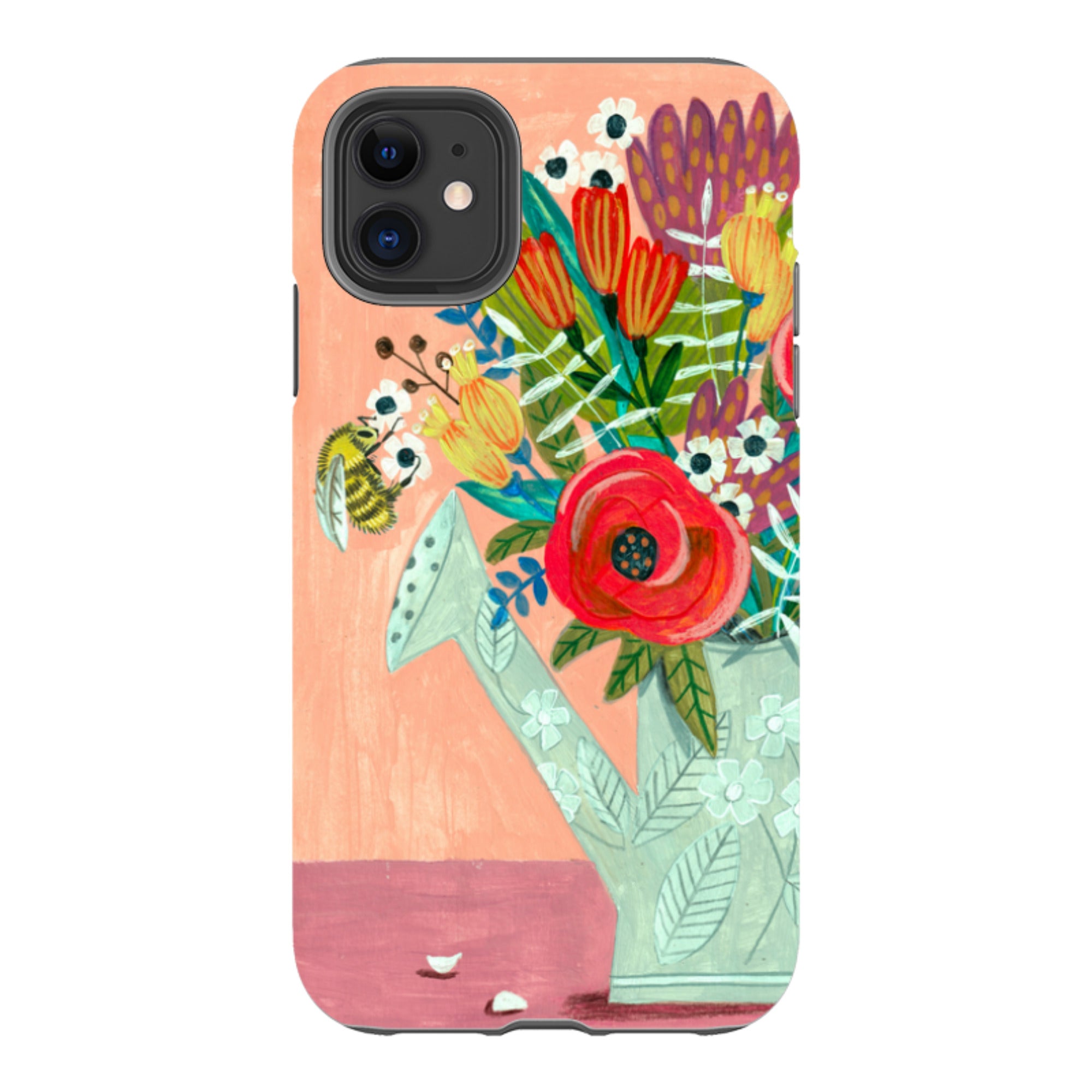 iPhone Tough Case - Watering Can By Caroline Bonne Muller