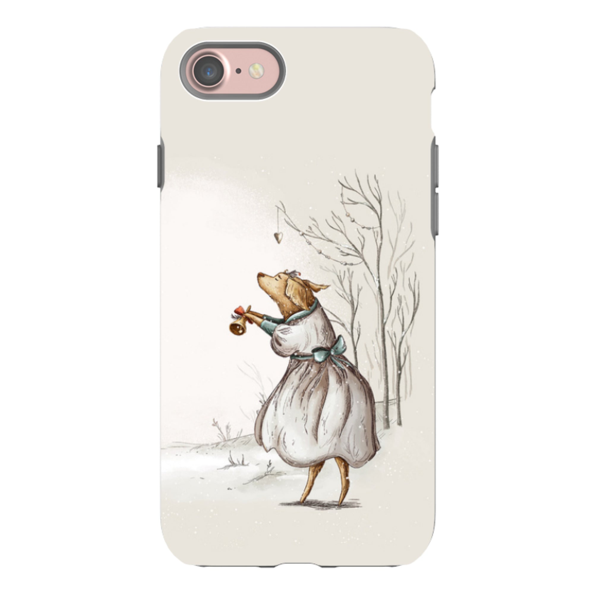 iPhone Tough Case - Lady Xmas