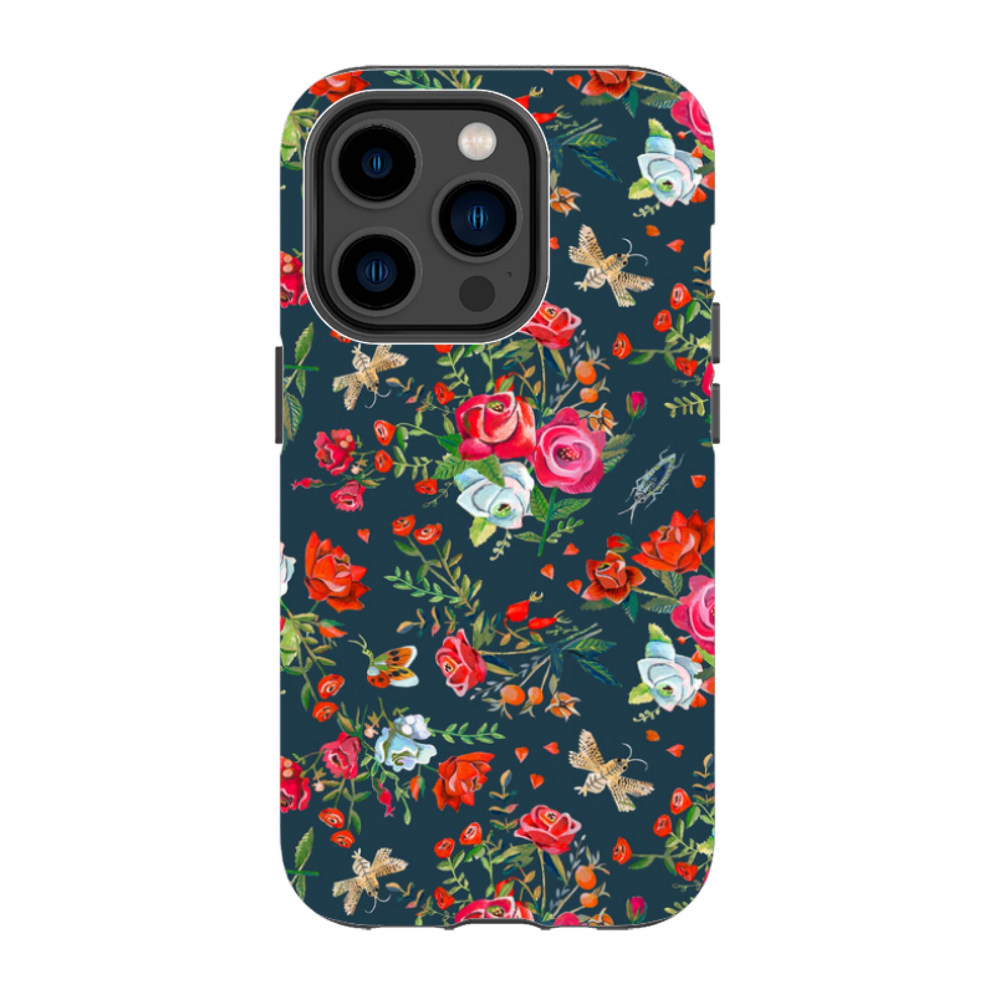 iPhone Tough Case - Blue Roses By Caroline Bonne Muller