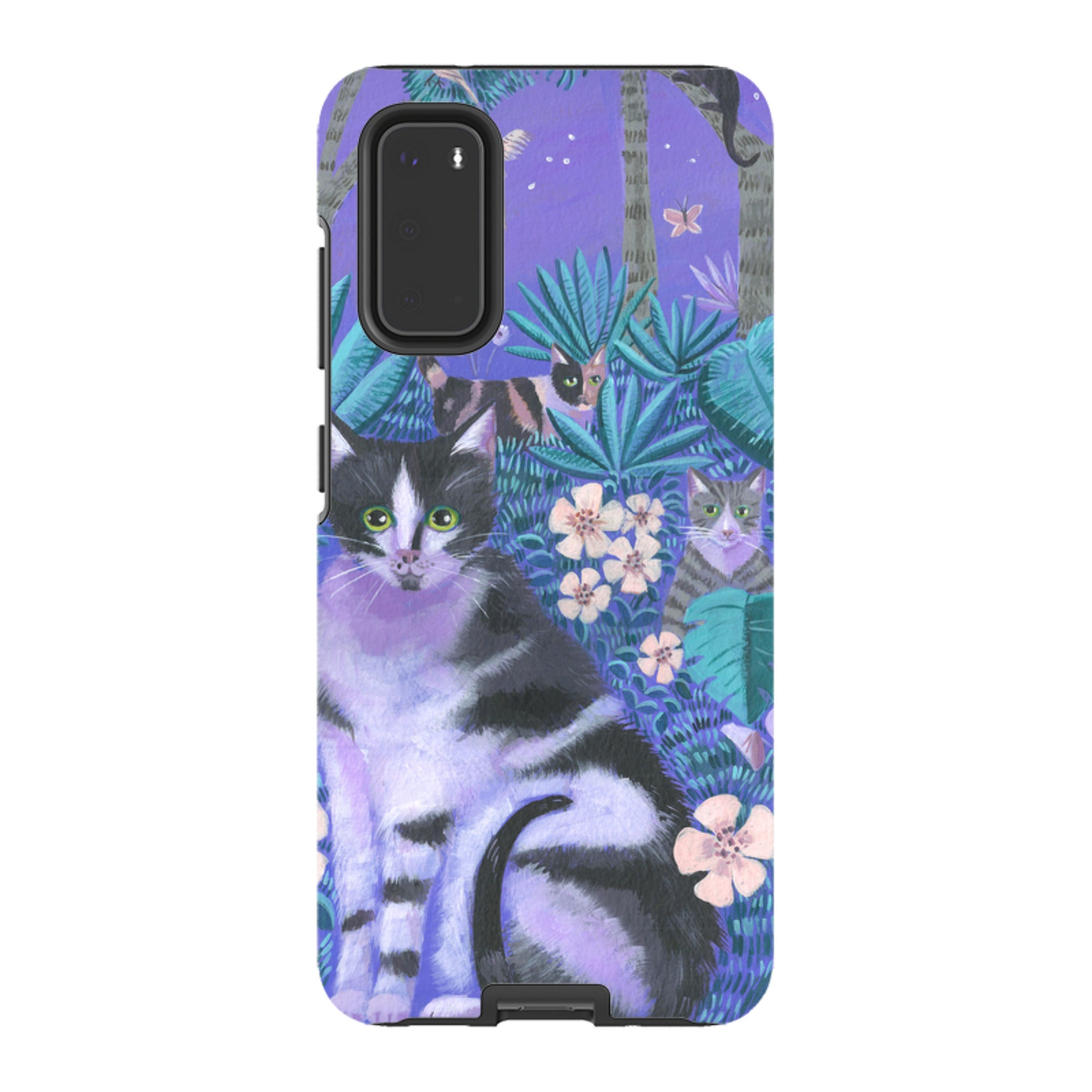 Samsung Tough Case - Night Cats 2 By Mary Stubberfield