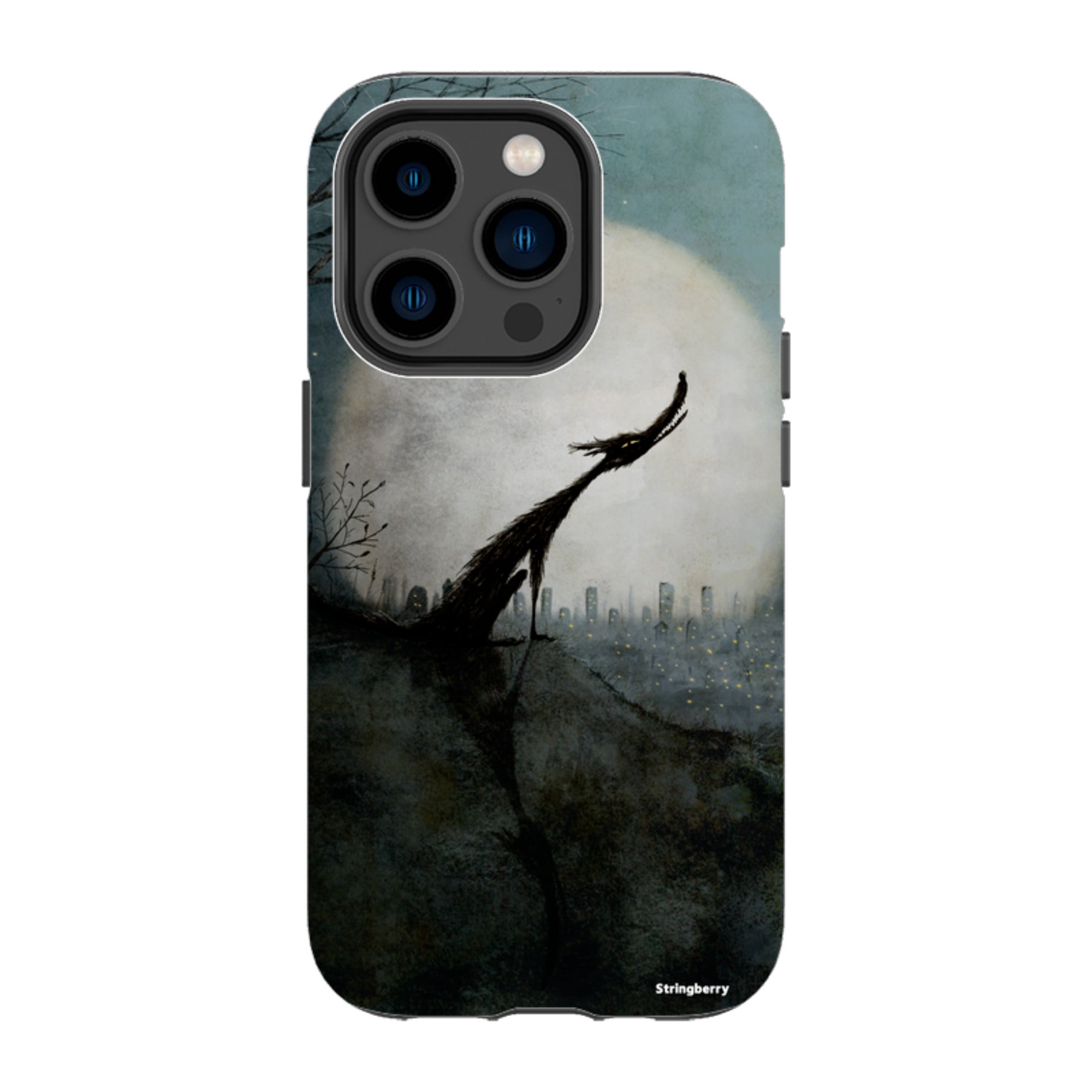 iPhone MagSafe Tough Case - Wolf Moon By Maja Lindberg