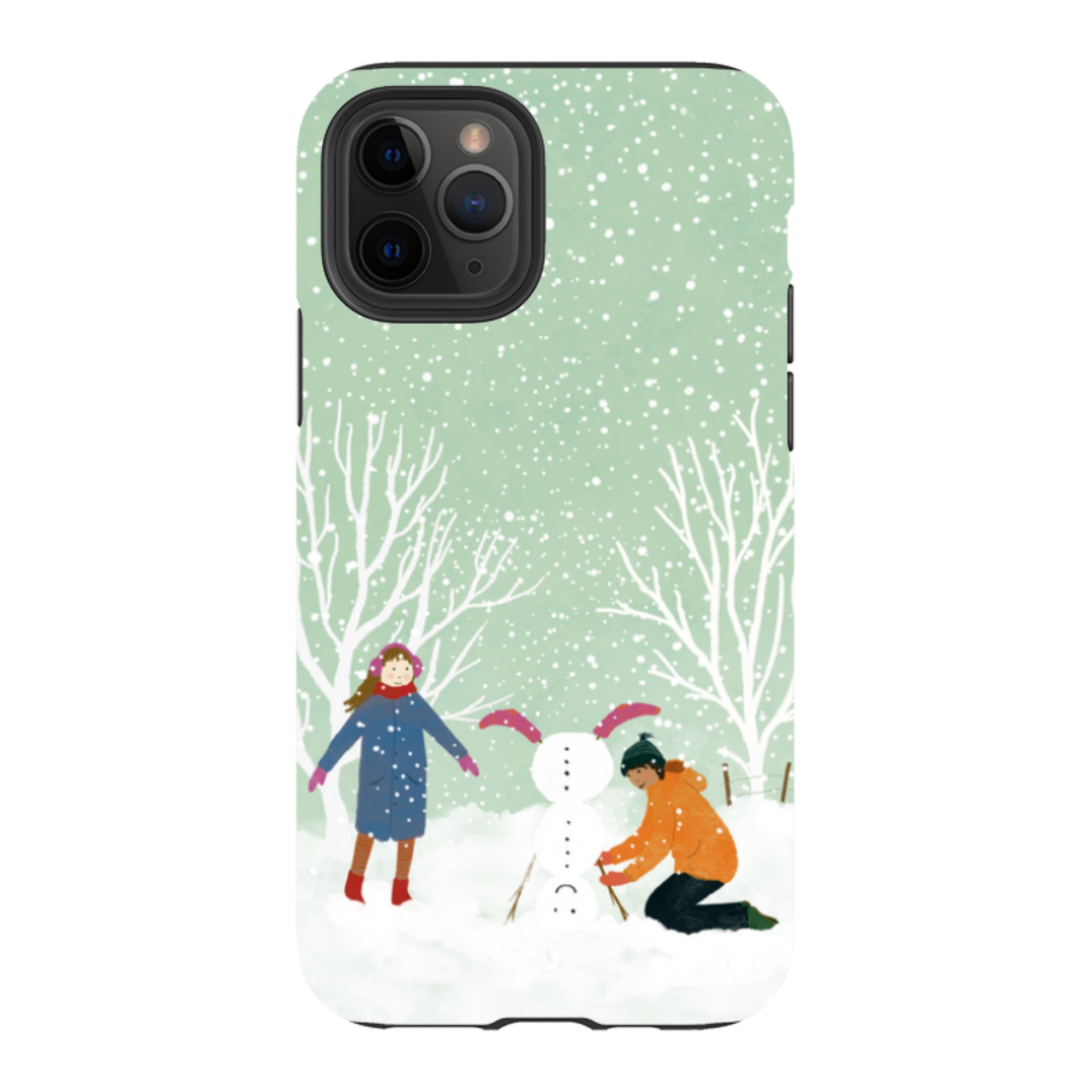 iPhone Tough Case - Snowball Building By Katherine Quinn