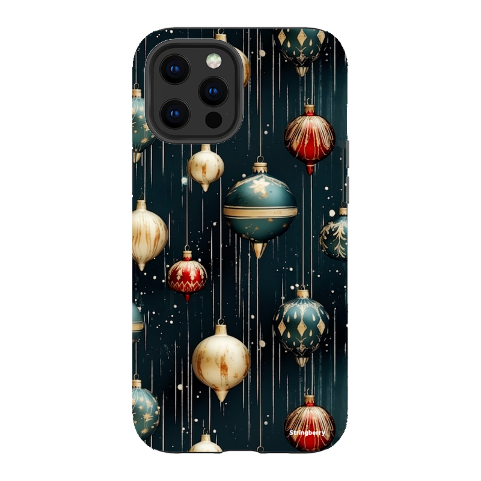 iPhone Tough Case - Christmas Baubles