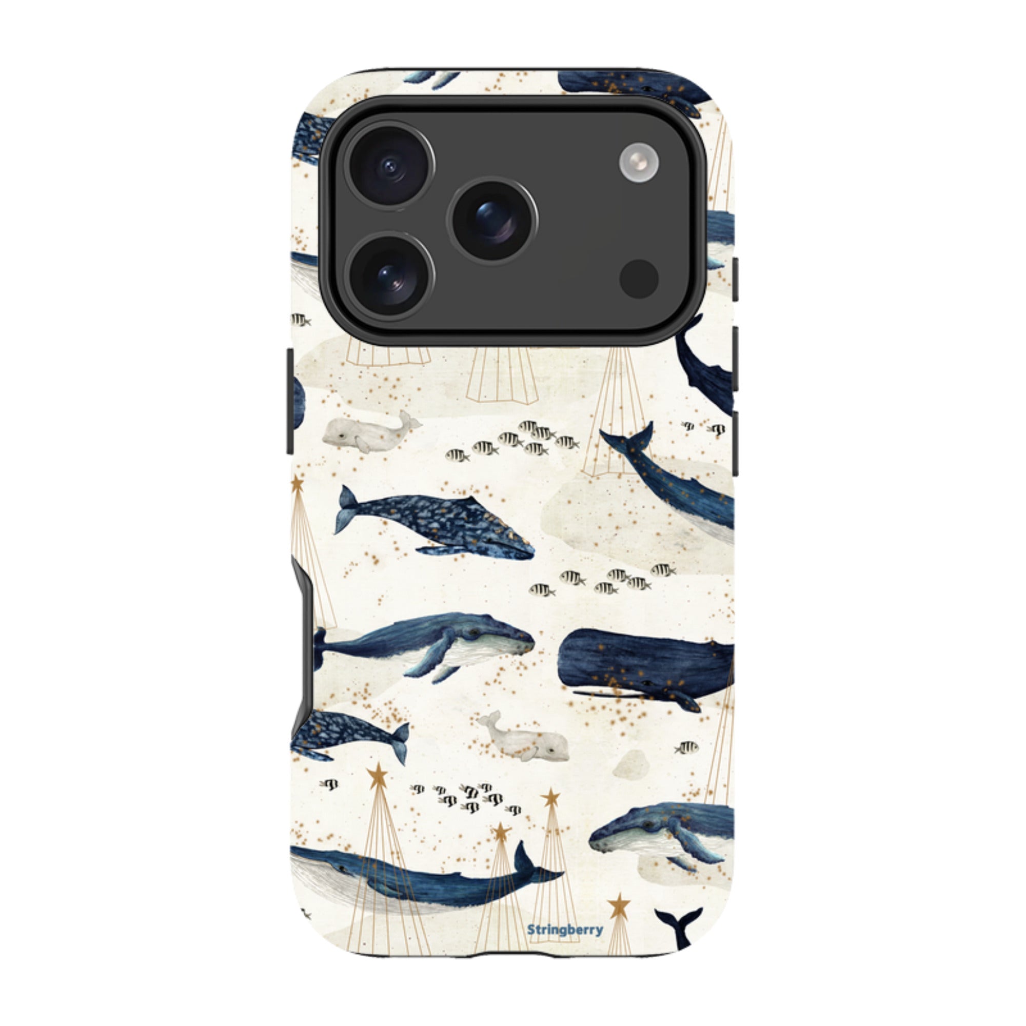 iPhone MagSafe Tough Case - Christmas Whale III By Katherine Quinn