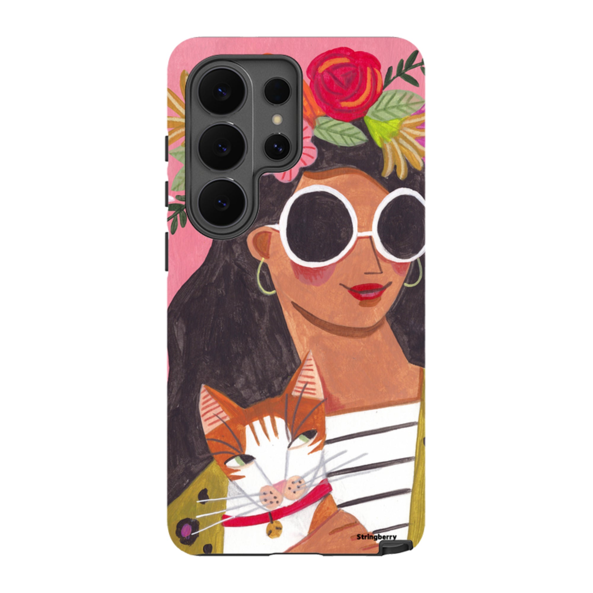 Samsung Tough Case - Woman & Cat By Caroline Bonne Muller