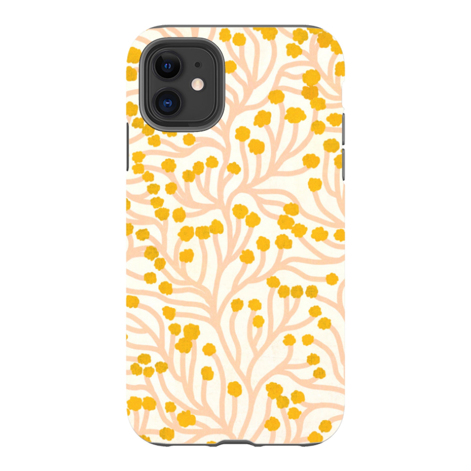iPhone Tough Case - Vine Pink And Ochre By Katherine Quinn