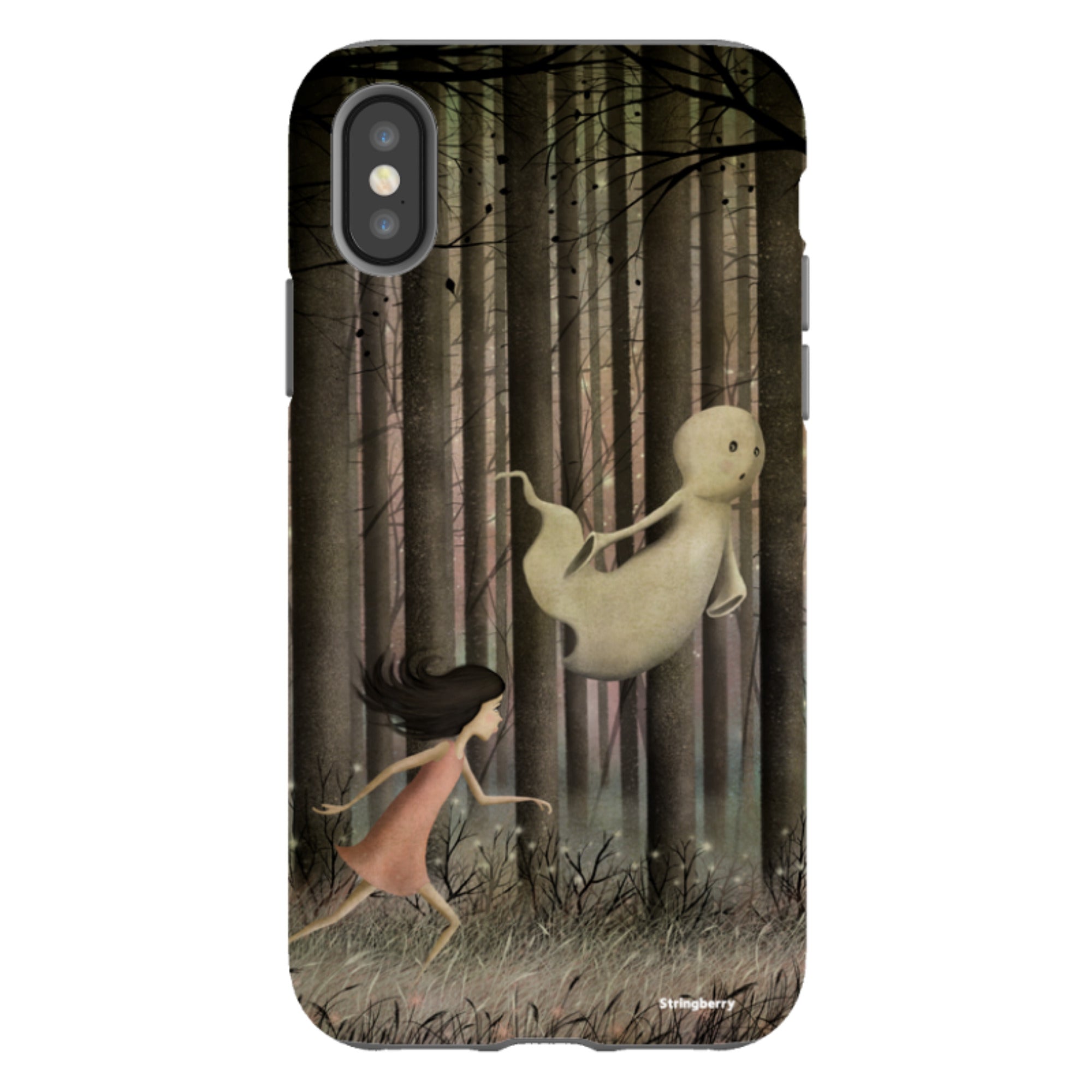 iPhone Tough Case - Little Ghost By Maja Lindberg