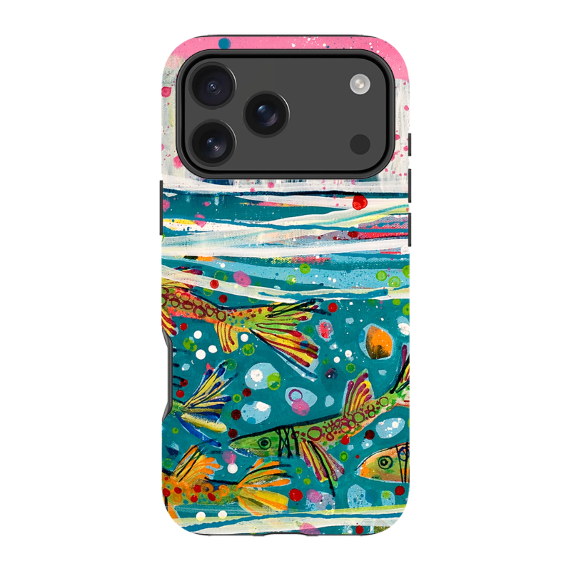 iPhone Tough Case - Something Fishy By Claire West