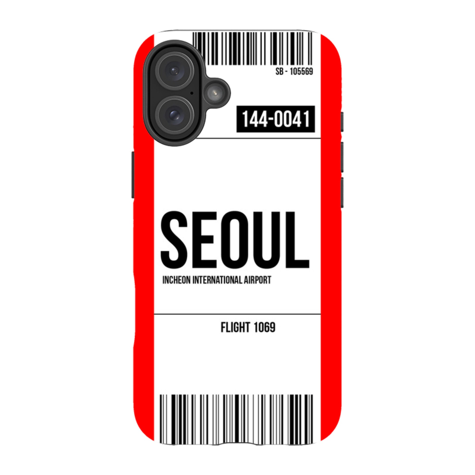 iPhone Tough Case - Seoul Red