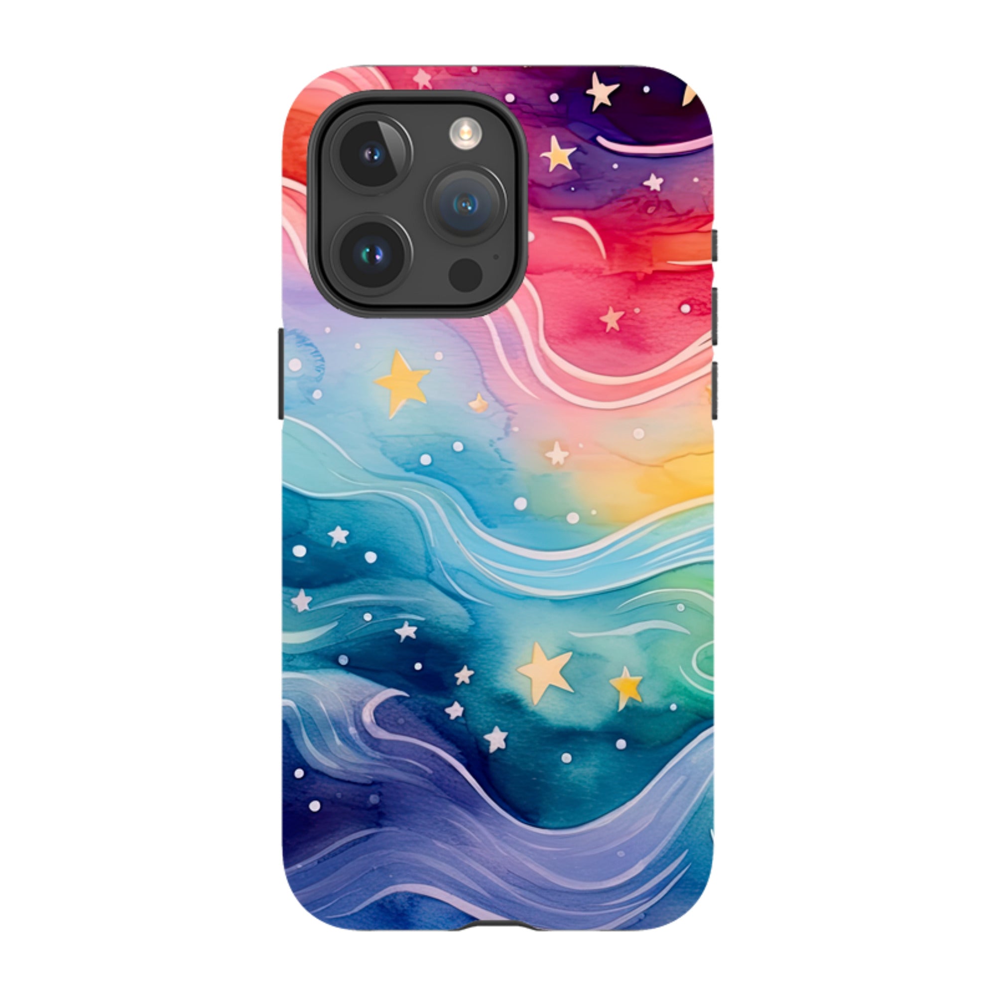 iPhone MagSafe Tough Case - Rainbow Stars IV