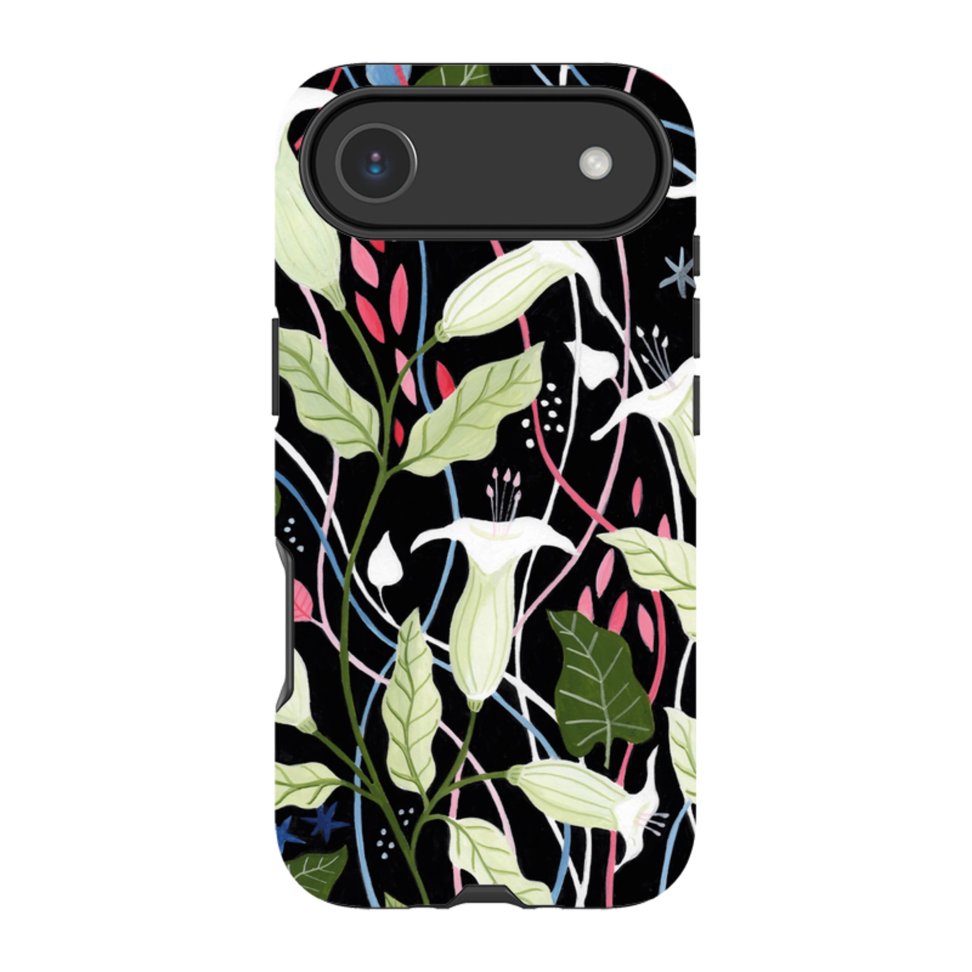 iPhone Tough Case - Trumpet Flowers By Bex Parkin