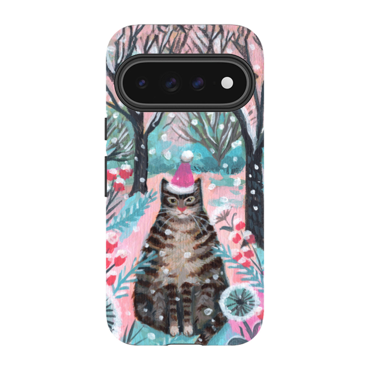 Google Tough Case - Snow Tabby By Mary Stubberfield