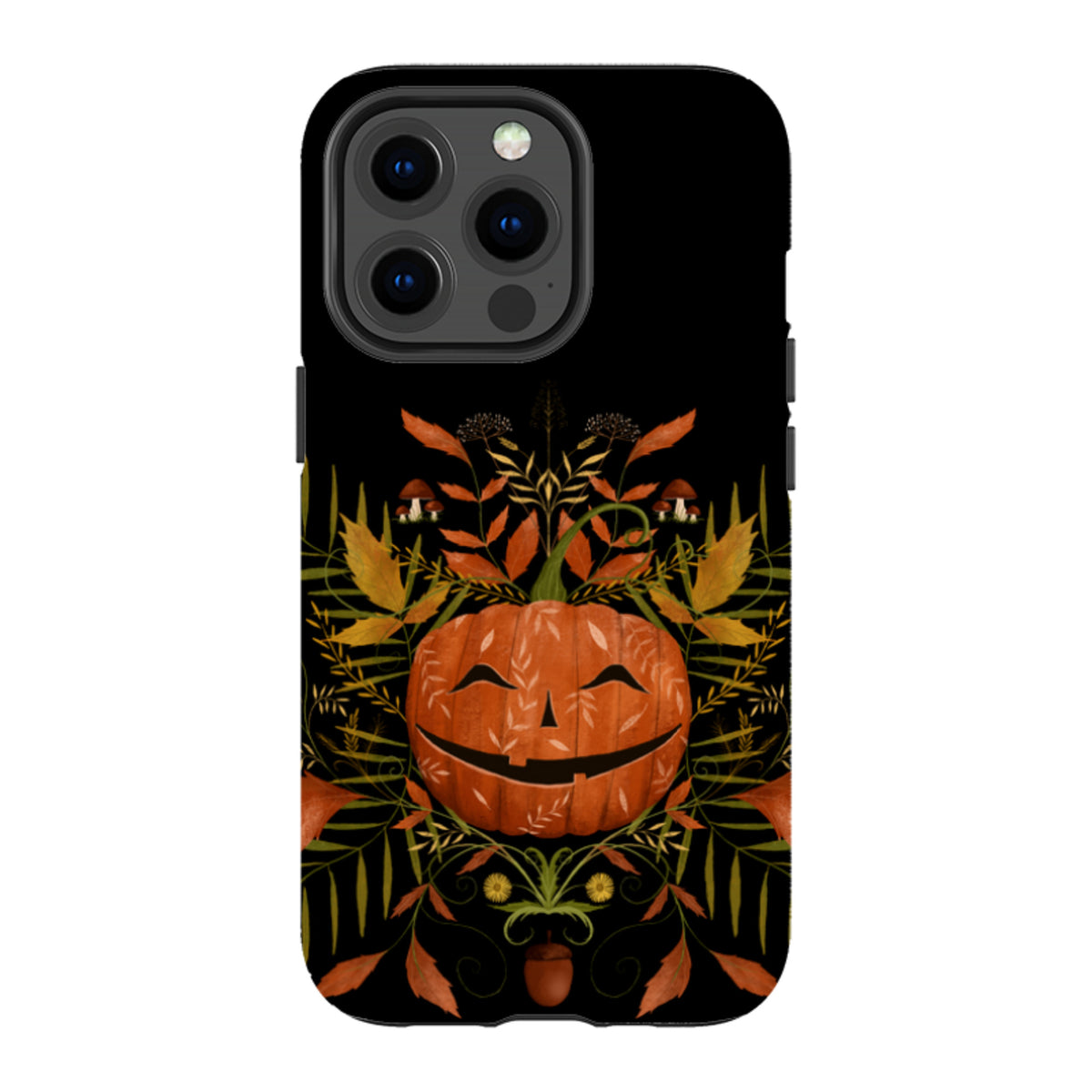 iPhone MagSafe Tough Case - Happy Pumpkin By Maja Lindberg