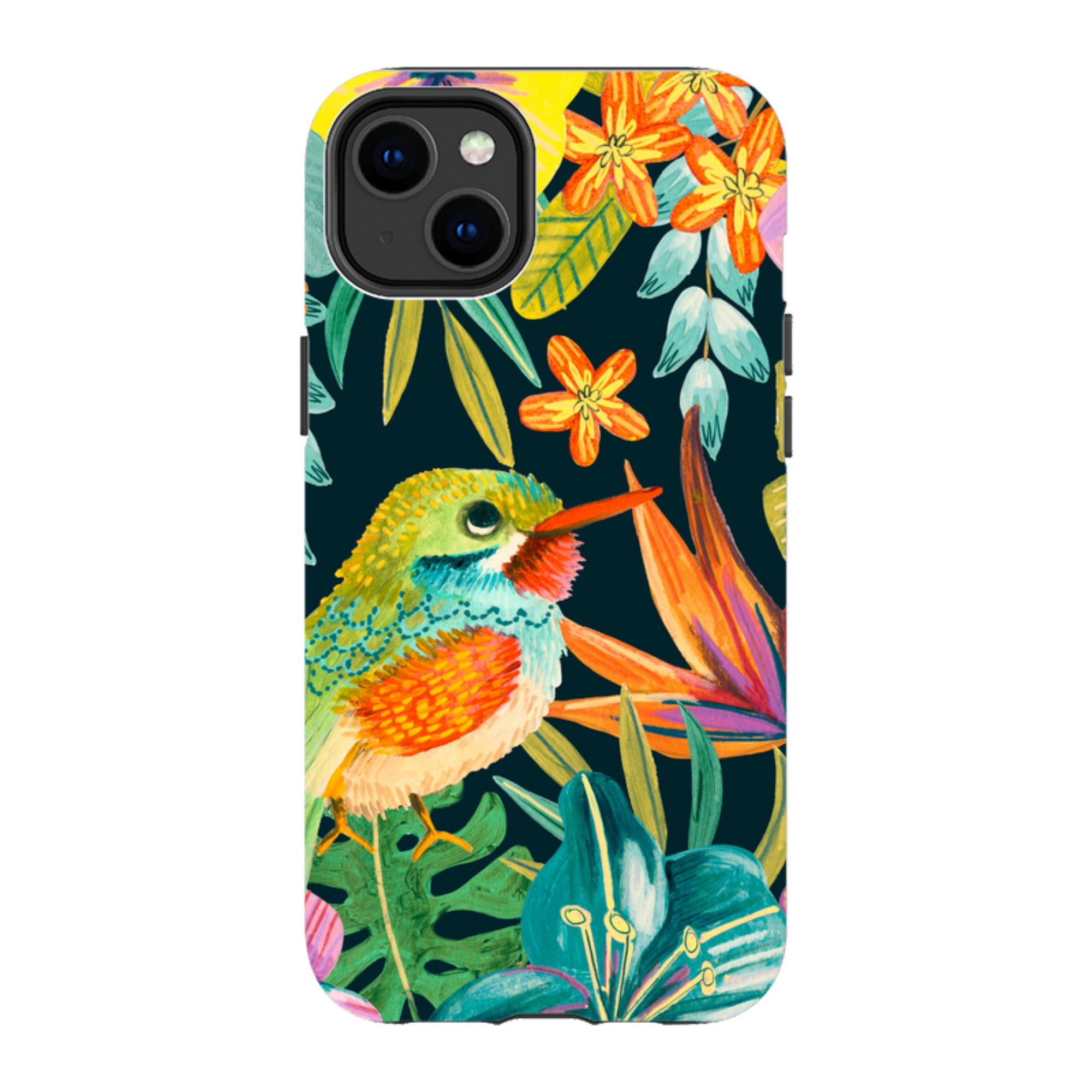 iPhone Tough Case - Tropical Bird By Caroline Bonne Muller