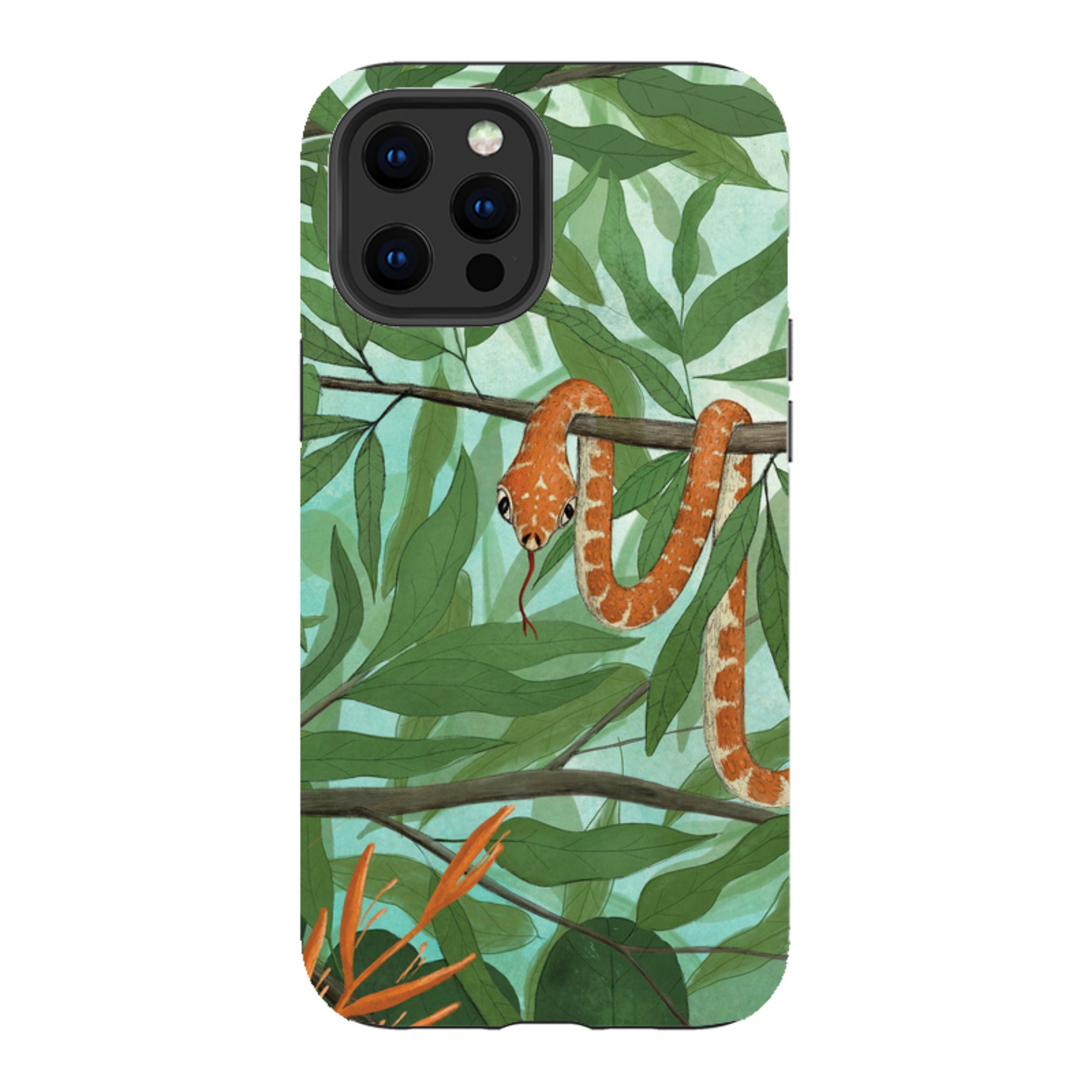 iPhone Tough Case - Snake By Maja Lindberg