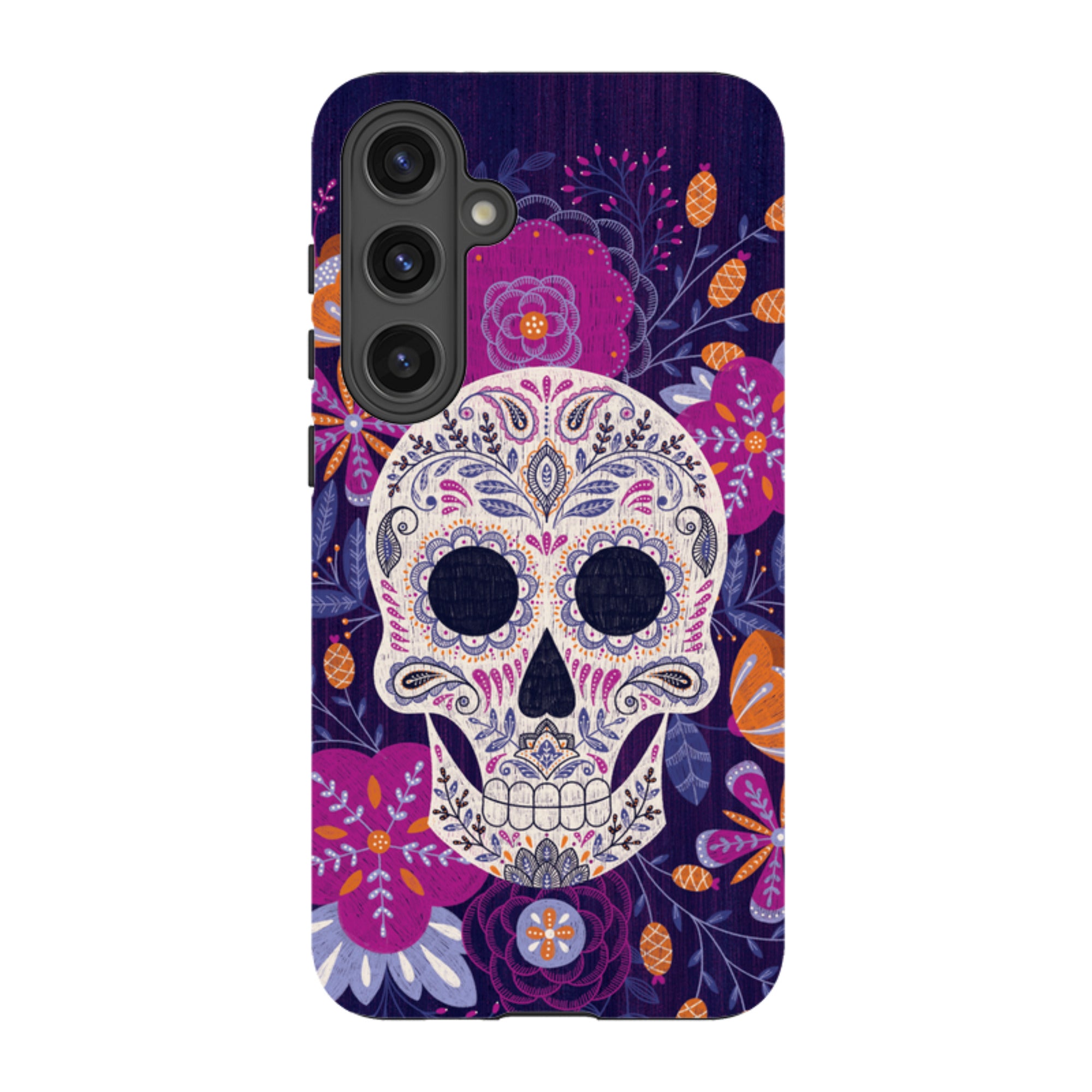 Samsung Tough Case - Sugar Skull By Jenny Zemanek