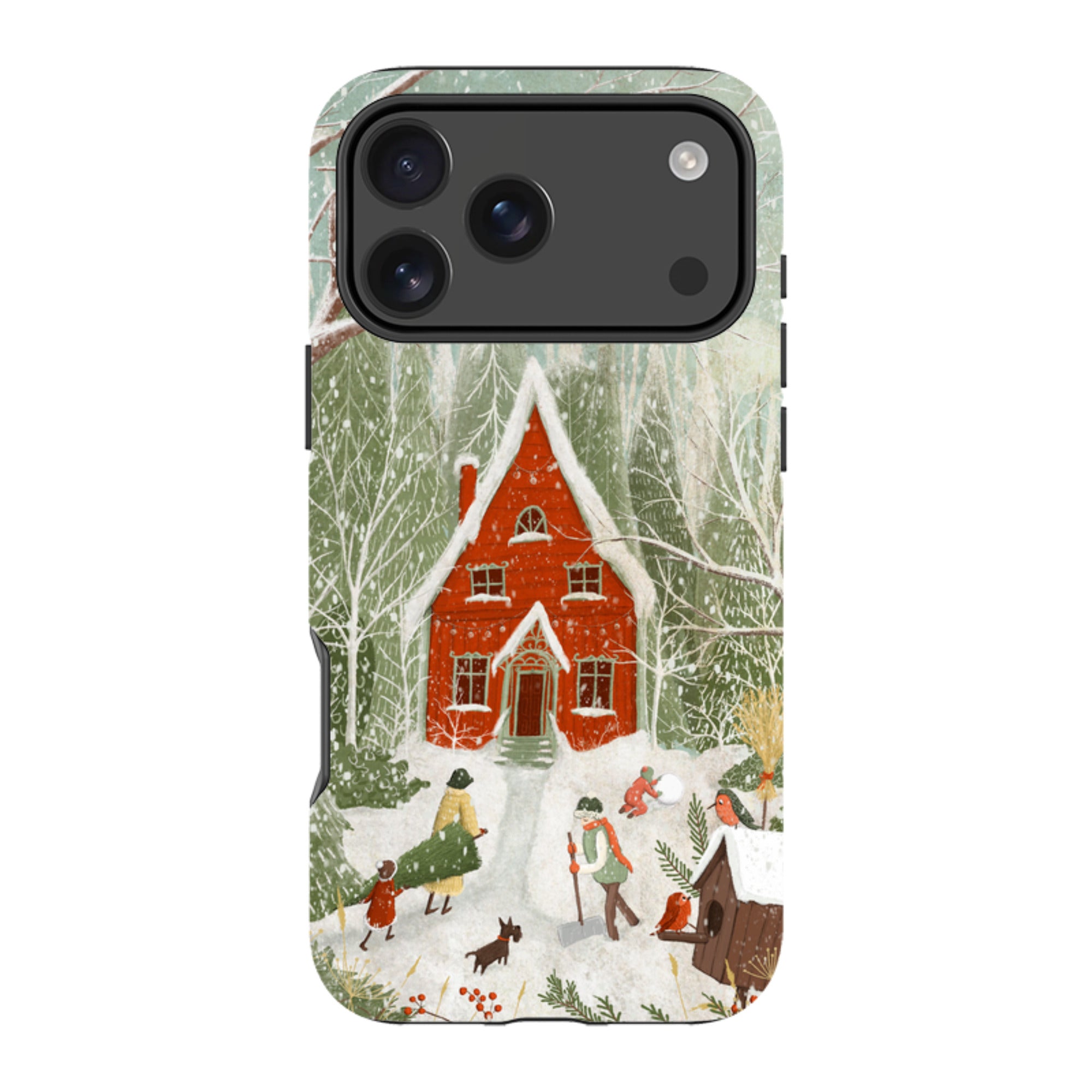 iPhone MagSafe Tough Case - Christmas Garden Day By Maja Lindberg