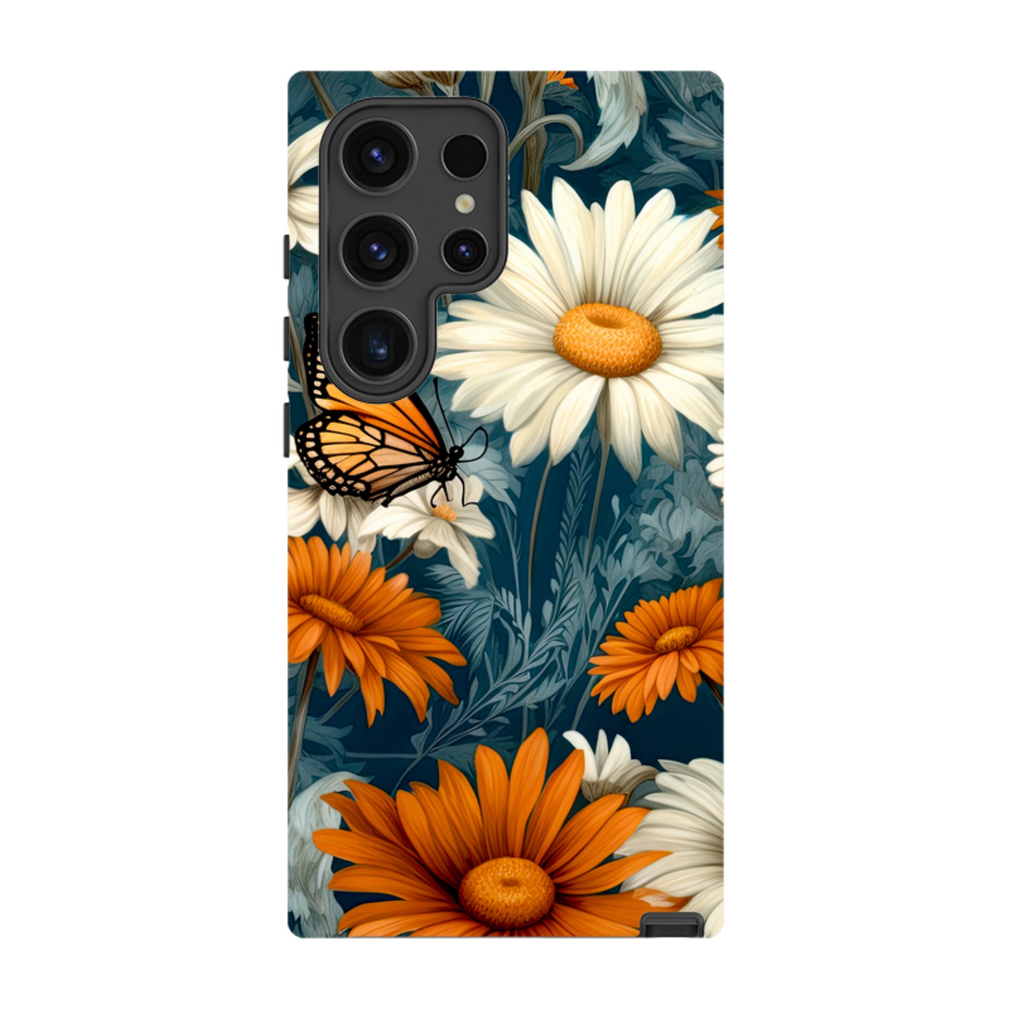 Samsung Tough Case - Butterfly Daisies