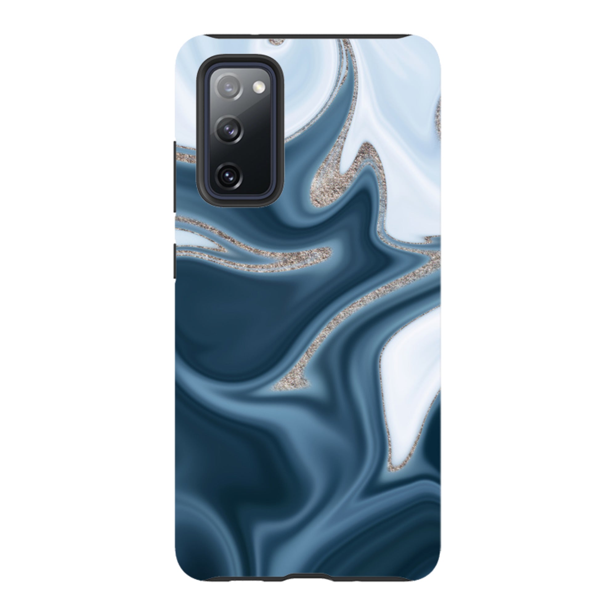Samsung Tough Case - Blue Ice (case does not glitter)