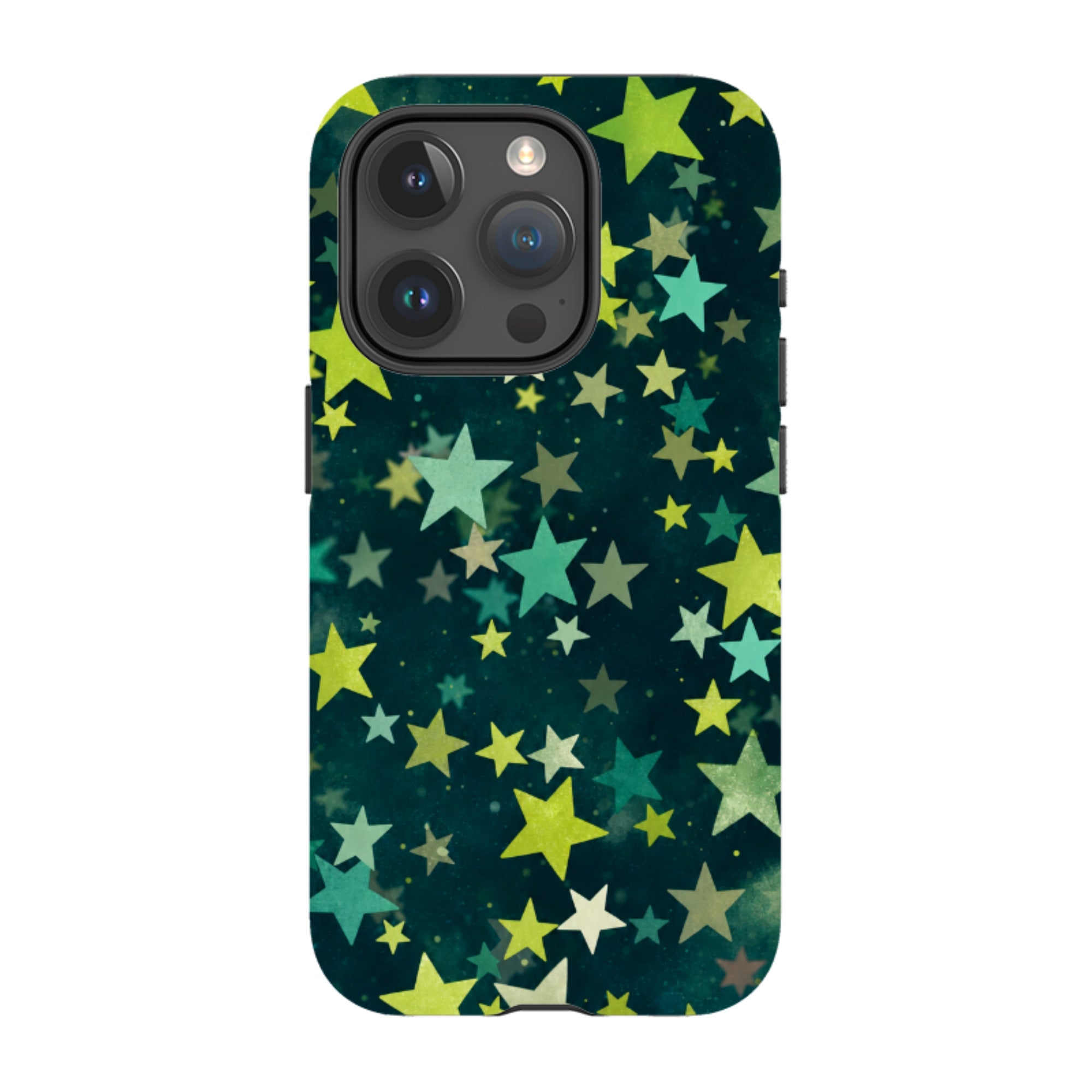 iPhone MagSafe Tough Case - Green Galaxy Star