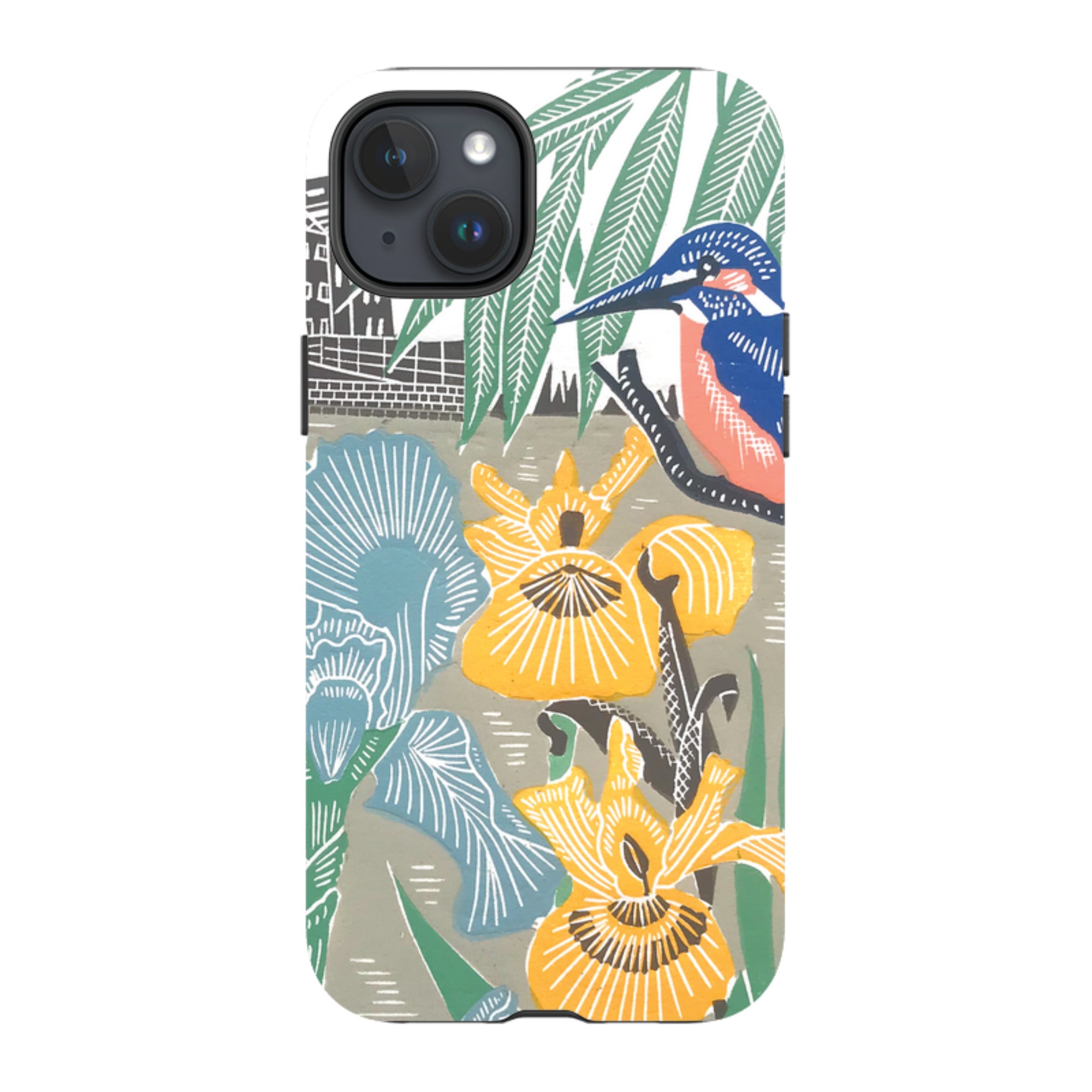 iPhone Tough Case - Kingfisher At The Mill By Kate Heiss