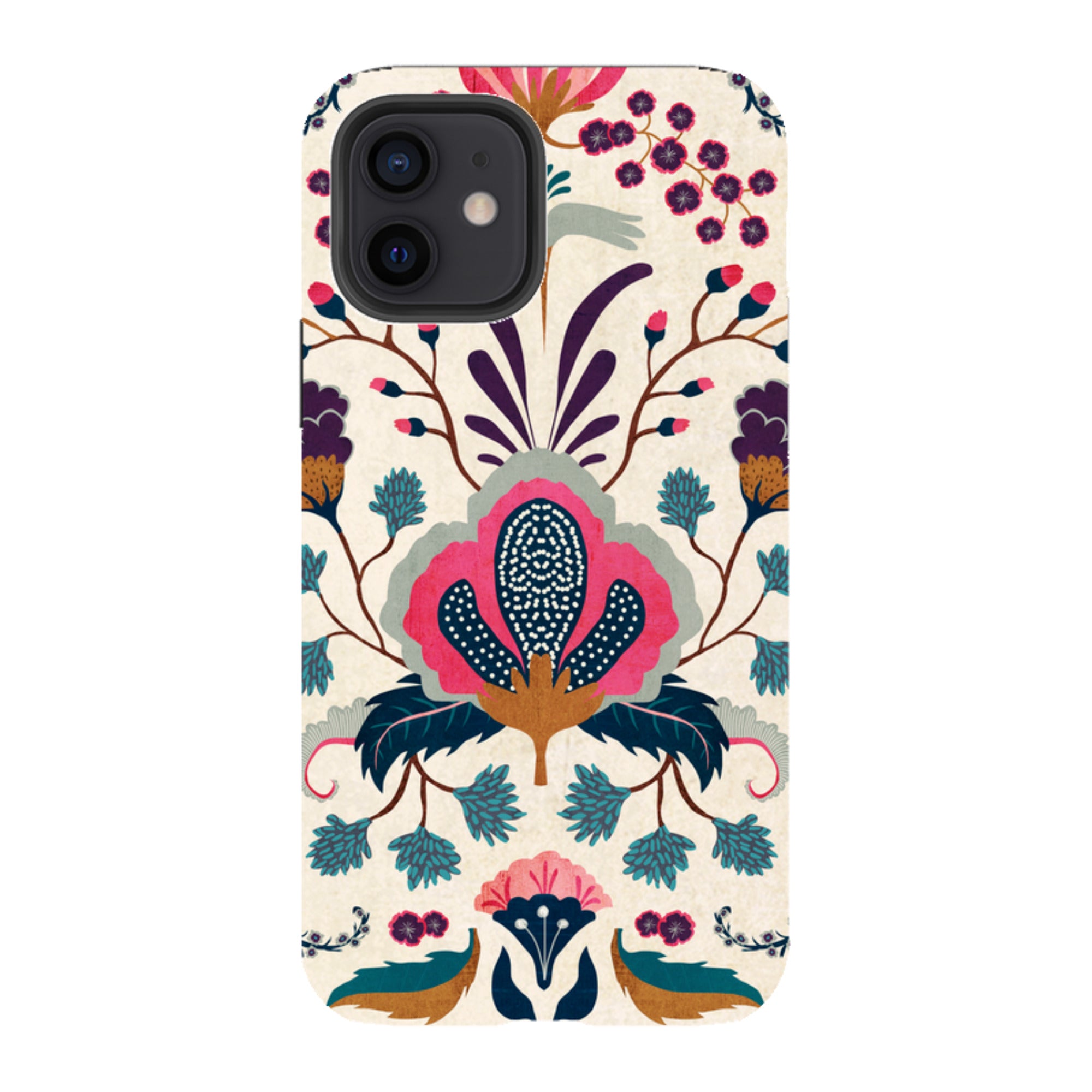 iPhone Tough Case - Folk Floral By Katherine Quinn