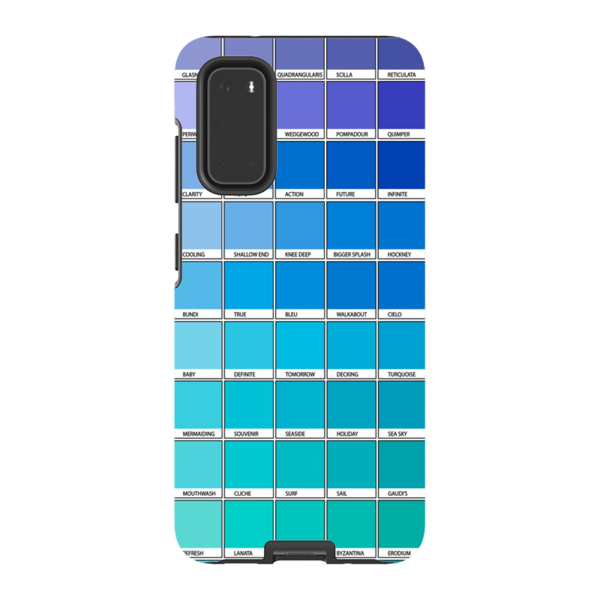 Samsung Tough Case - Blue Chromology By Kitty Joseph