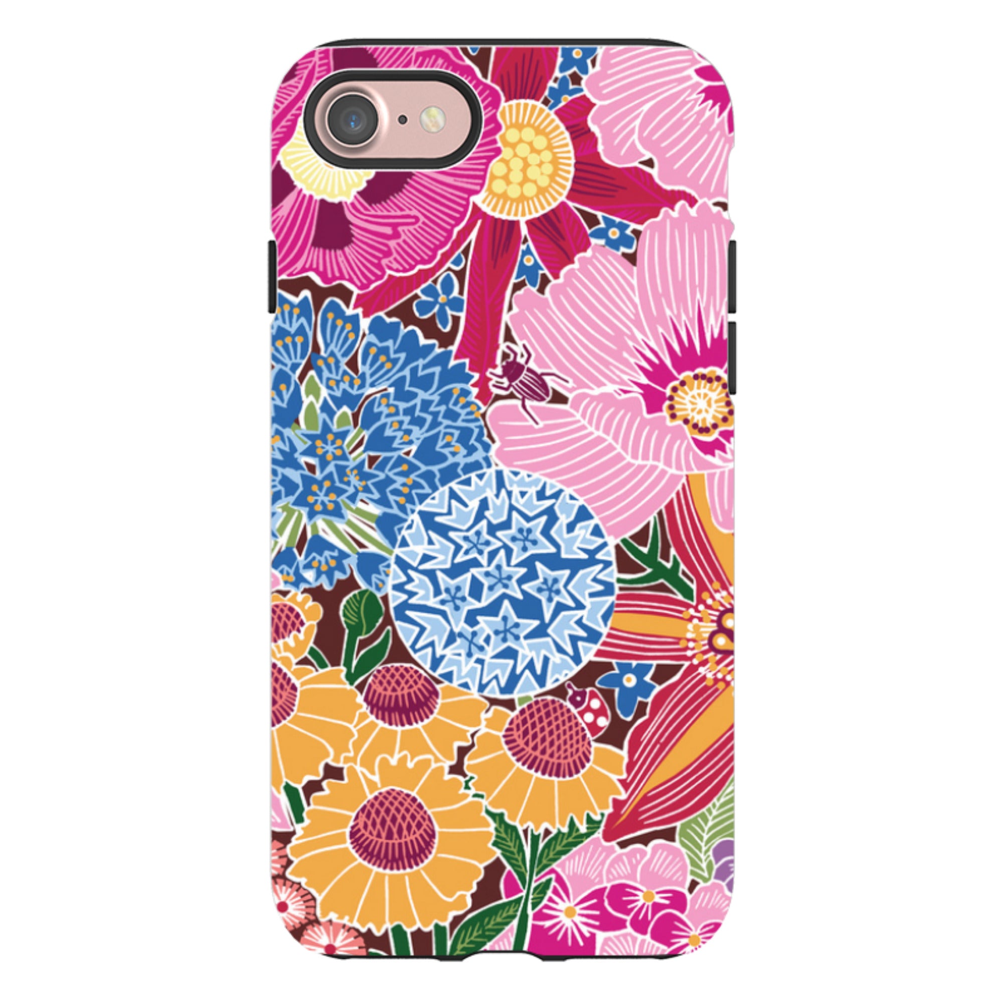 iPhone Tough Case - Jigsaw Floral 2 By Kate Heiss