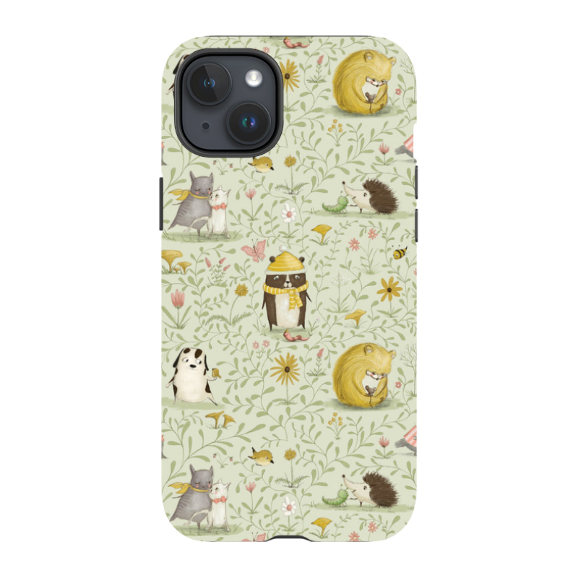 iPhone Tough Case - Animal Meetings By Maja Lindberg