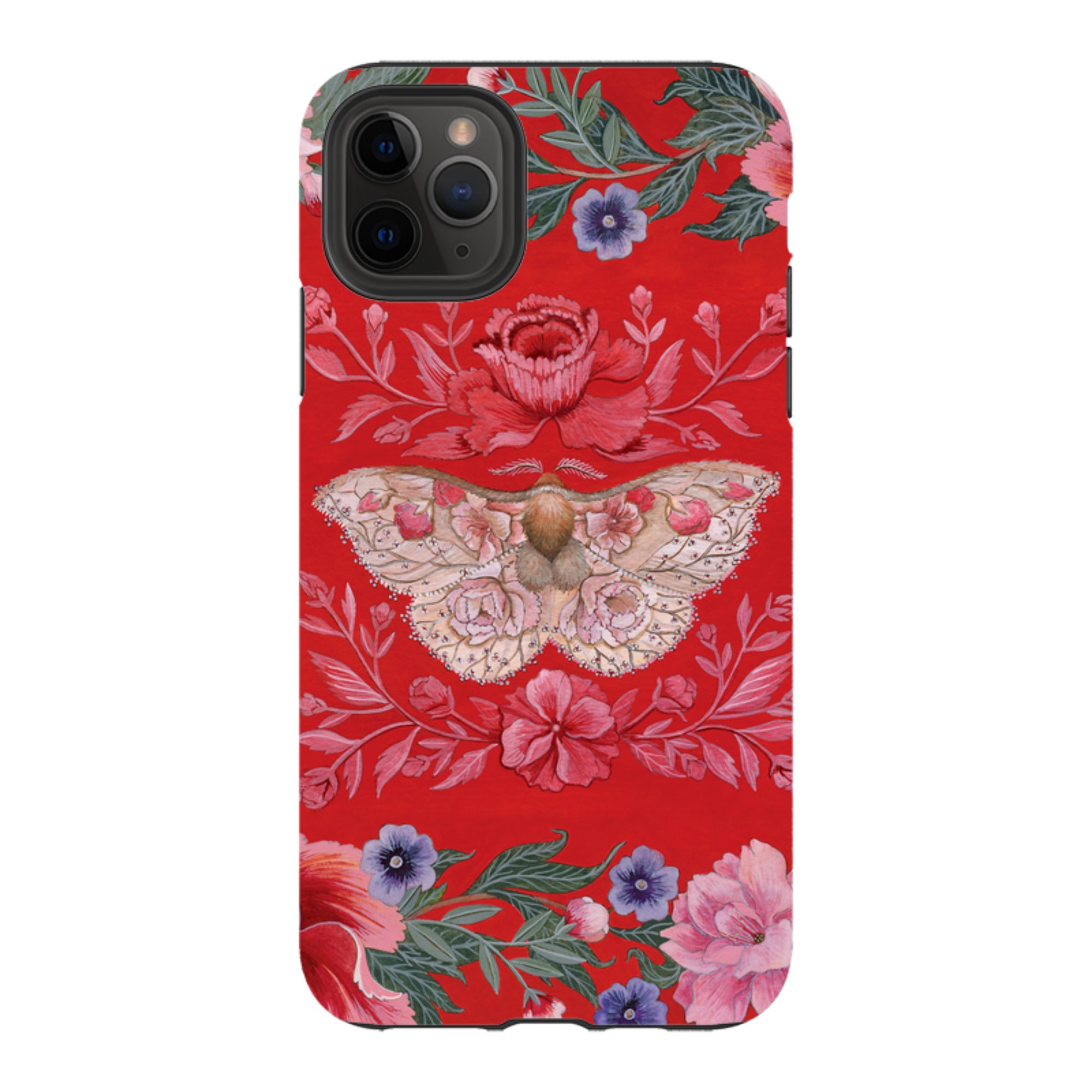 iPhone Tough Case - Blossom Moth By Maria Matos