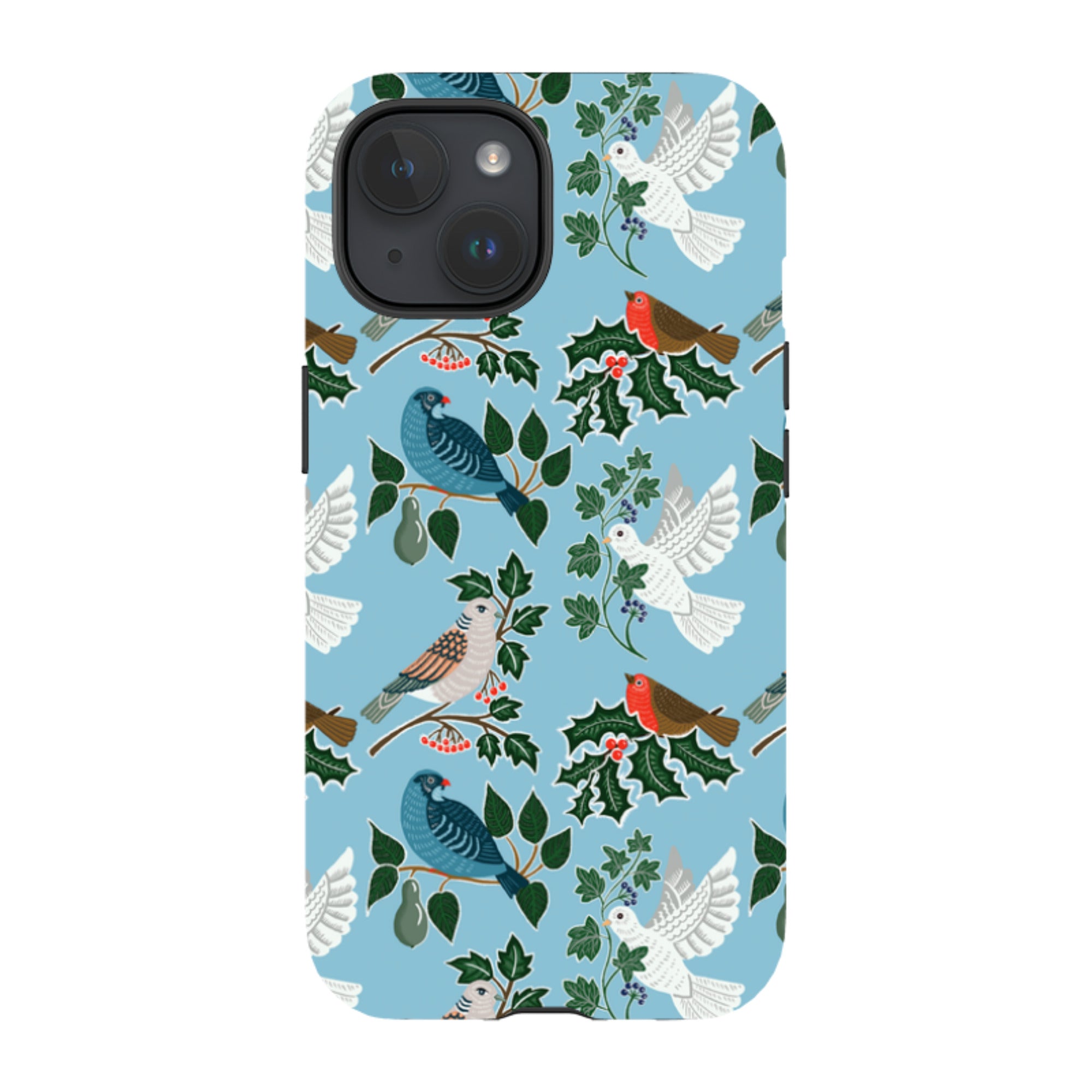 iPhone Tough Case - Winter Birds-2 By kate Heiss