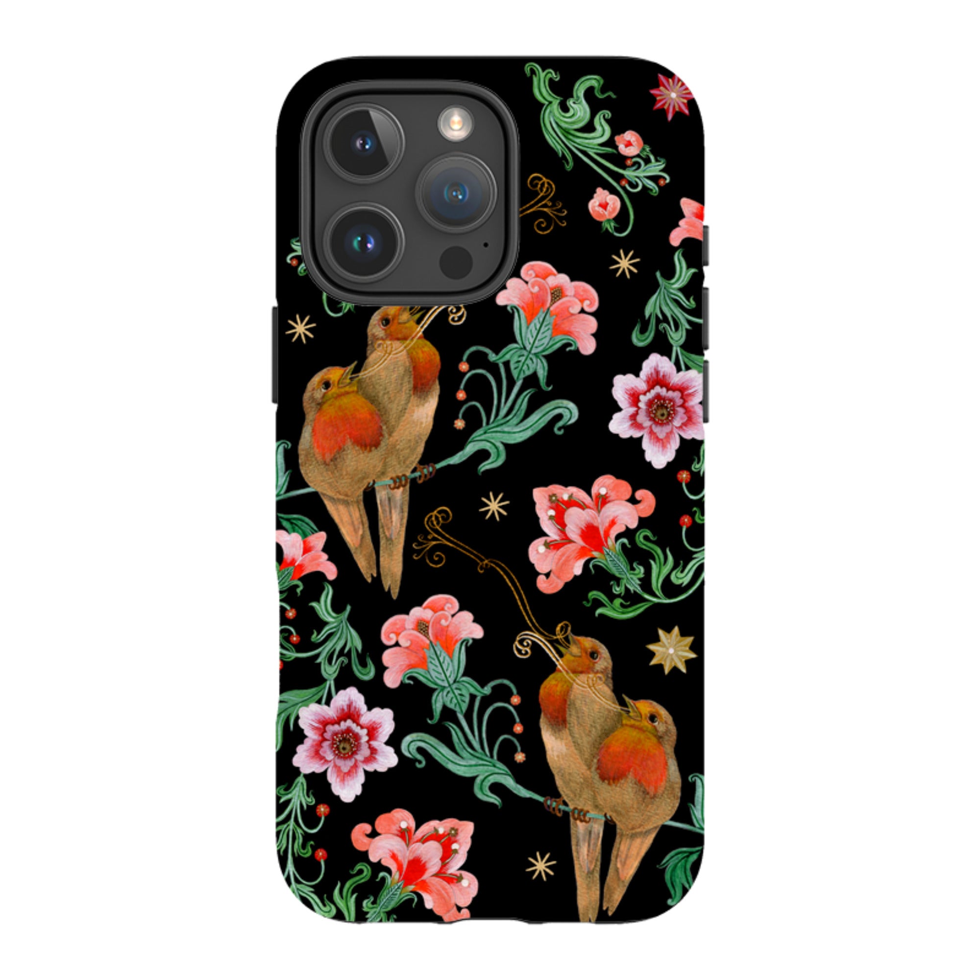 iPhone Tough  Case - Four Calling Birds By Maria Matos