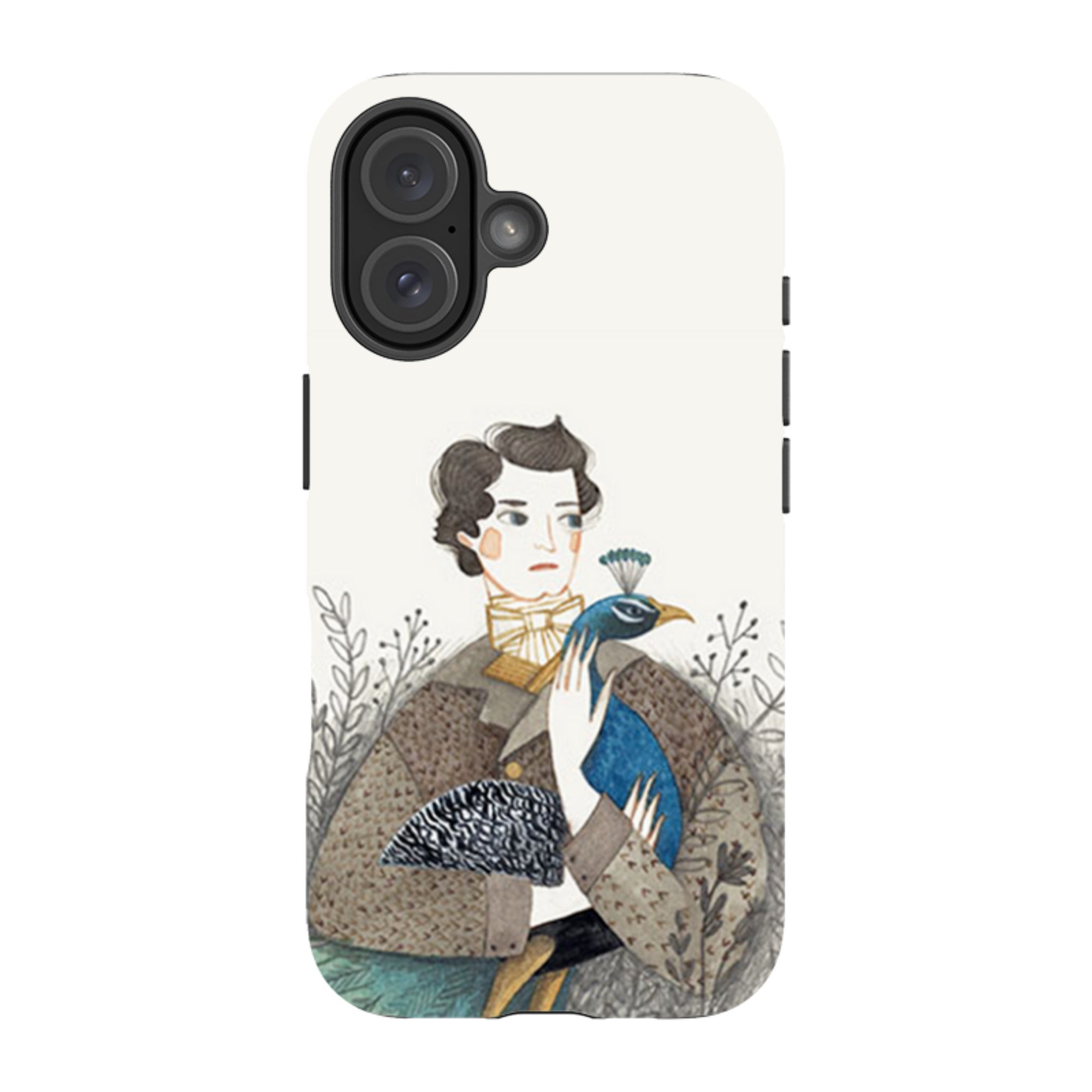 iPhone MagSafe Tough Case - Man With Peacock By Meghann Rader