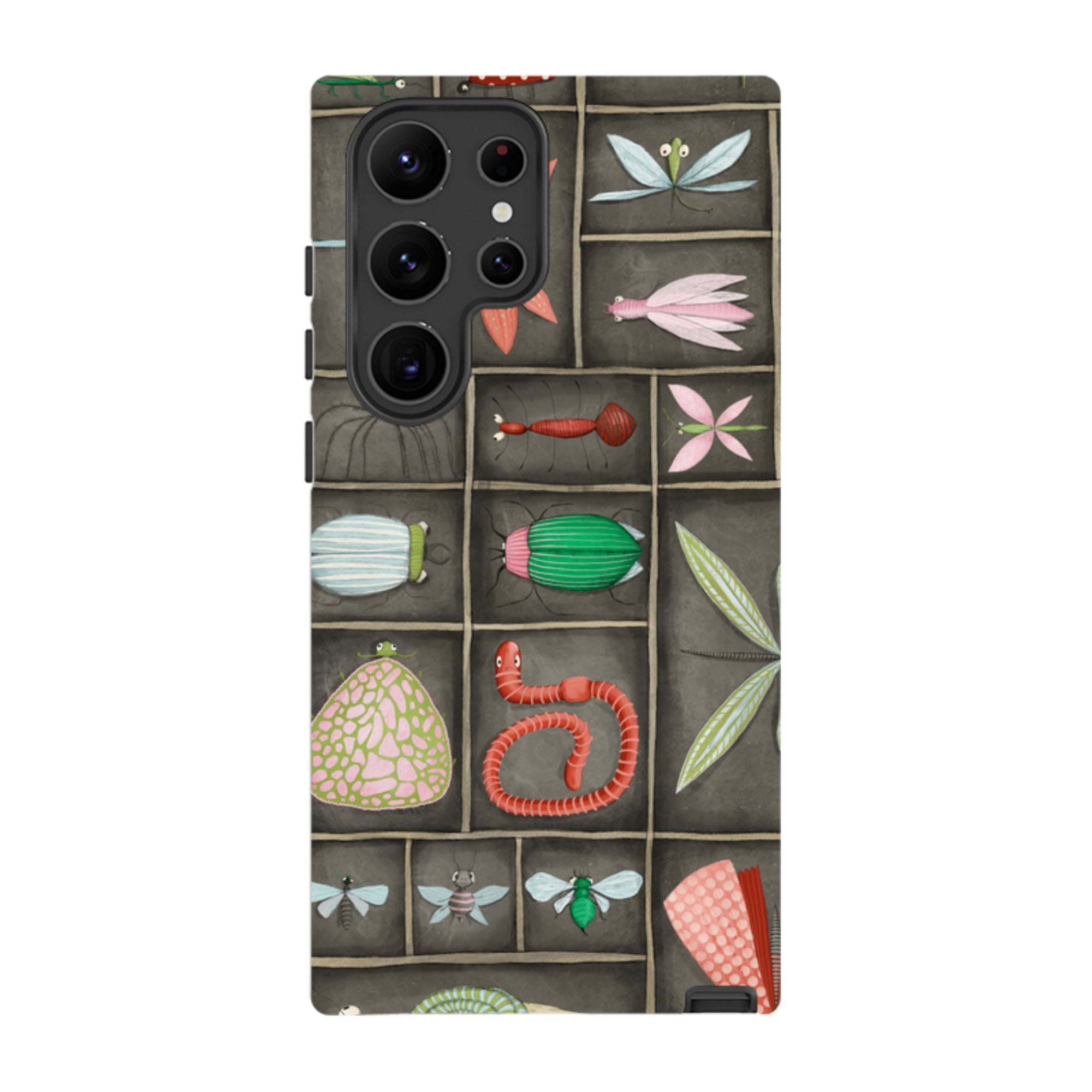 Samsung Tough Case - Cabinet Of Bugs By Maja Lindberg