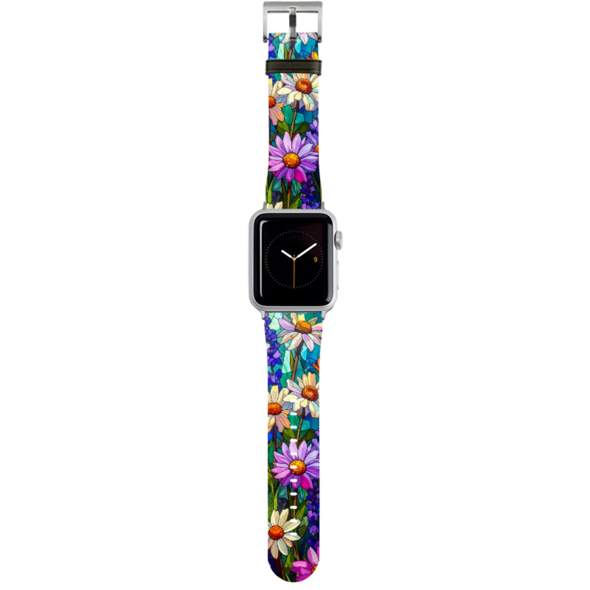 Purple Daisies Apple Watch Strap