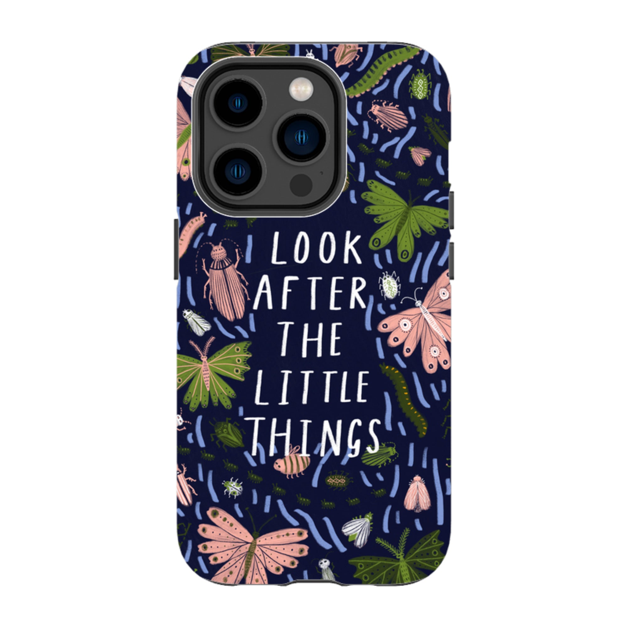 iPhone Tough Case - Little Things Blue By Lee Foster Wilson